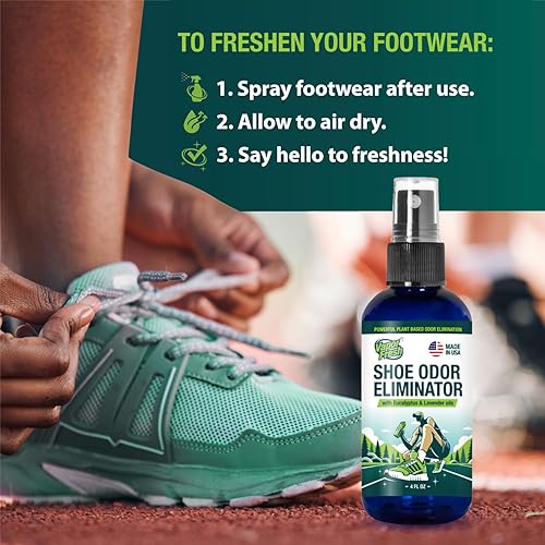 Miniatura 3 de Vapor Fresh Spray desodorante para zapatos, eliminador de olores para zapatos malolientes, eucalipto lavanda, 4 onzas (paquete de 1)