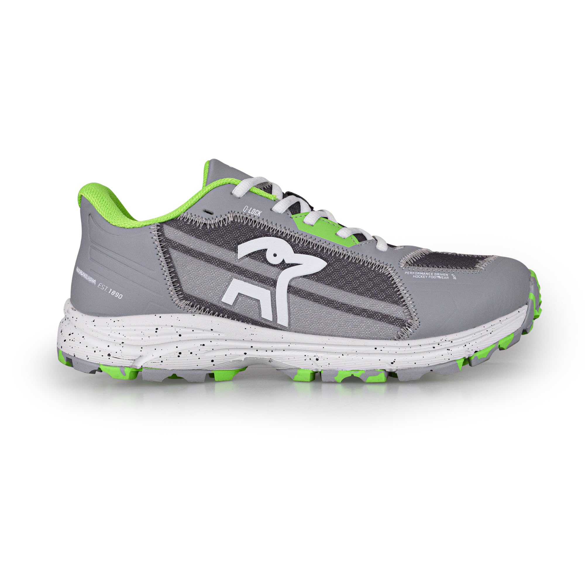 Kookaburra Edge - Zapato de Hockey Ligero, Cordones Q Lock, Agarre Elite