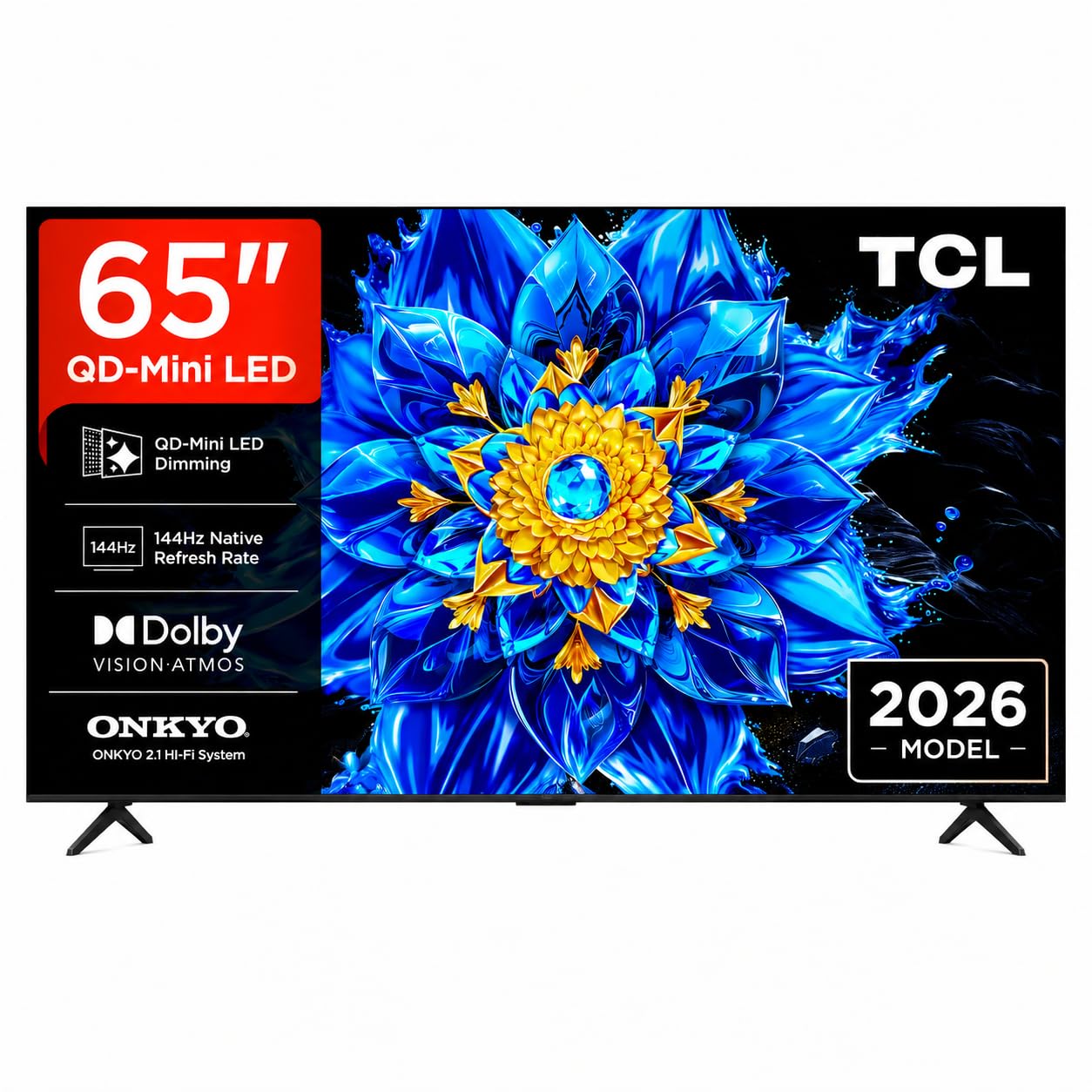 65P81L 65 Inch QD-Mini LED 4K Google TV | 144Hz | Dolby Vision Atmos | HDMI 2.1 | Game Master | 93% DCI-P3 | 2026 Model
