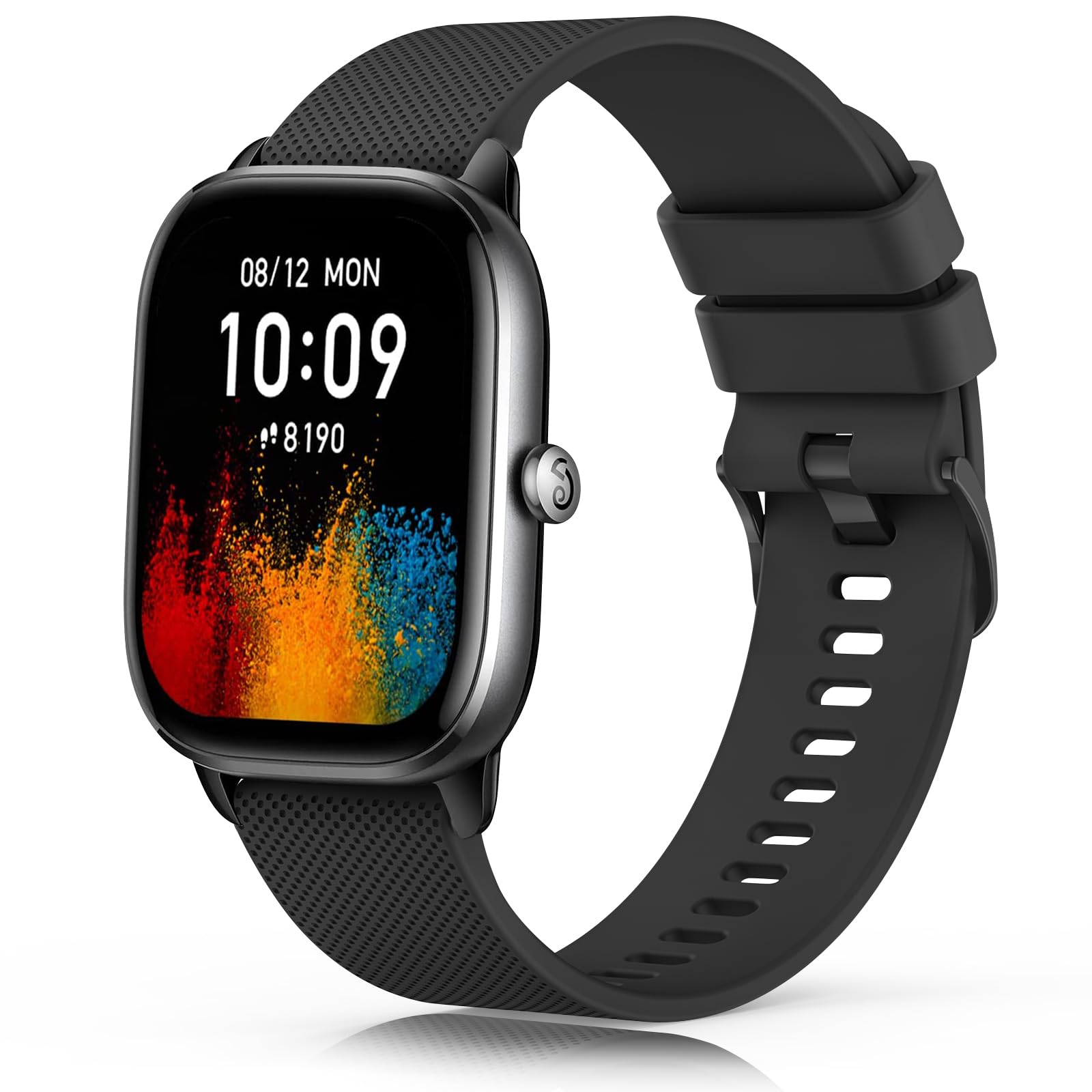 YLK Strap Compatible for Amazfit GTS 2 Mini/4 Mini/Amazfit GTS 4/GTS 3/GTS 2 Women Men, 20mm Silicone Strap for Amazfit GTS 2 Mini/Amazfit GTS 4/4 Mini