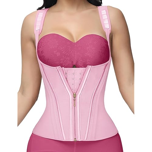 SHAPSHE Waist Trainer for Women, Tummy Control Sports Girdle, Workout Body Shaper with Adjustable Shoulder Strap