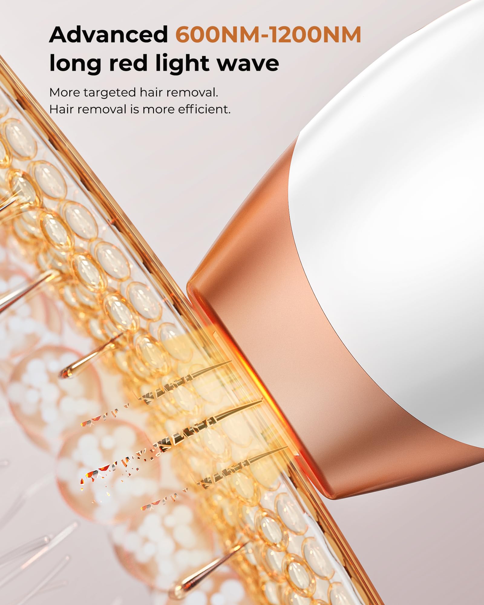 21J Depiladora Laser con 3 Funciones, IPL Depiladora de Luz Pulsada 9 Niveles Energía, 600-1200 nm Luz Roja, Máquina Laser Depilación Casa para Mujer Hombre, Rostro Bikini Axilas Cara Cuerpo