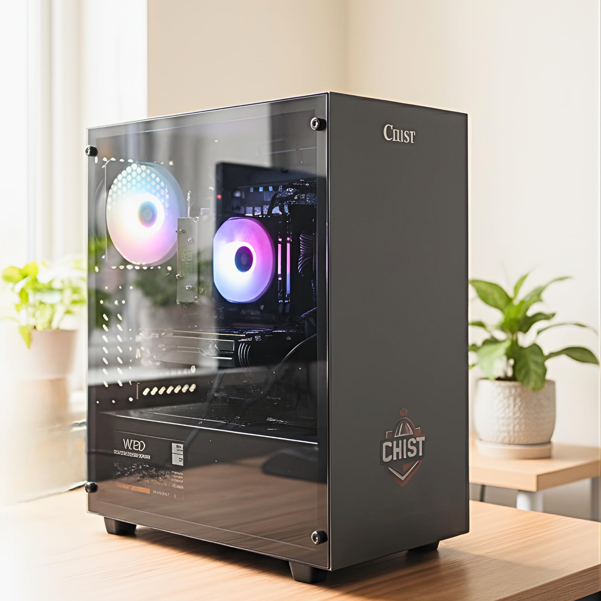 CHIST Server PC X79, Xeon E5 2690 2.90 GHZ, 8 Core 16 Threads, 32GB DDR3,256GB NVMe SSD,1TB HDD, GT 730 4GB Graphic Card, LAN Card, 650W PSU