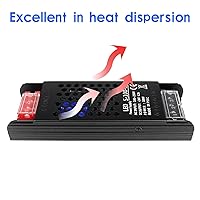 Vista 4 de Fuente de alimentación de conmutación regulada universal de 24V 4.2A 100W, Convertidor de CA 100-250V a CC 24V, controlador LED, transformador