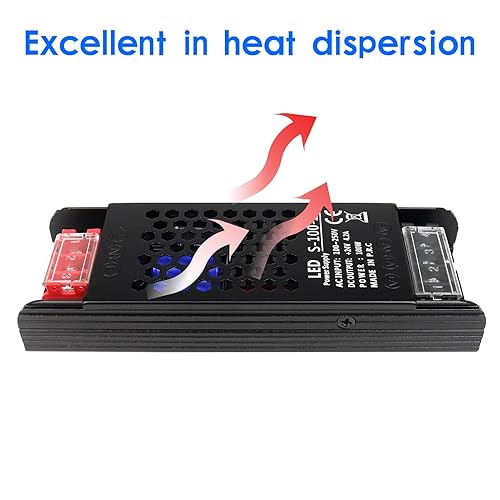 Miniatura 4 de Fuente de alimentación de conmutación regulada universal de 24V 4.2A 100W, Convertidor de CA 100-250V a CC 24V, controlador LED, transformador