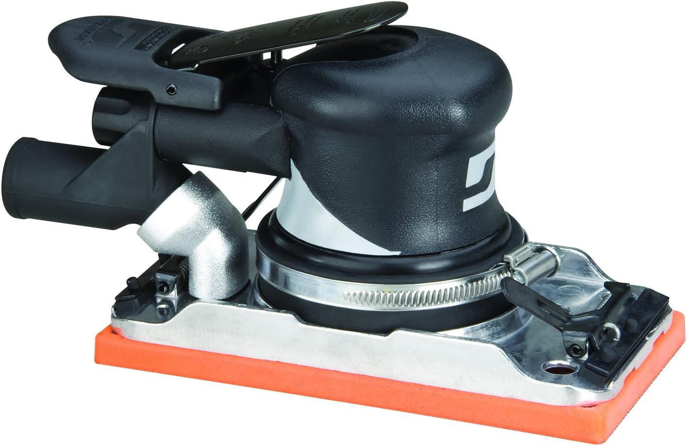 Dynabrade 57804 3-2/3" W x 7" L (93mm x 178mm) Dynabug Orbital Sander, Central Vac-Ready, .24 hp, 8,000 rpm, 3/16" (5mm) Dia. Orbit