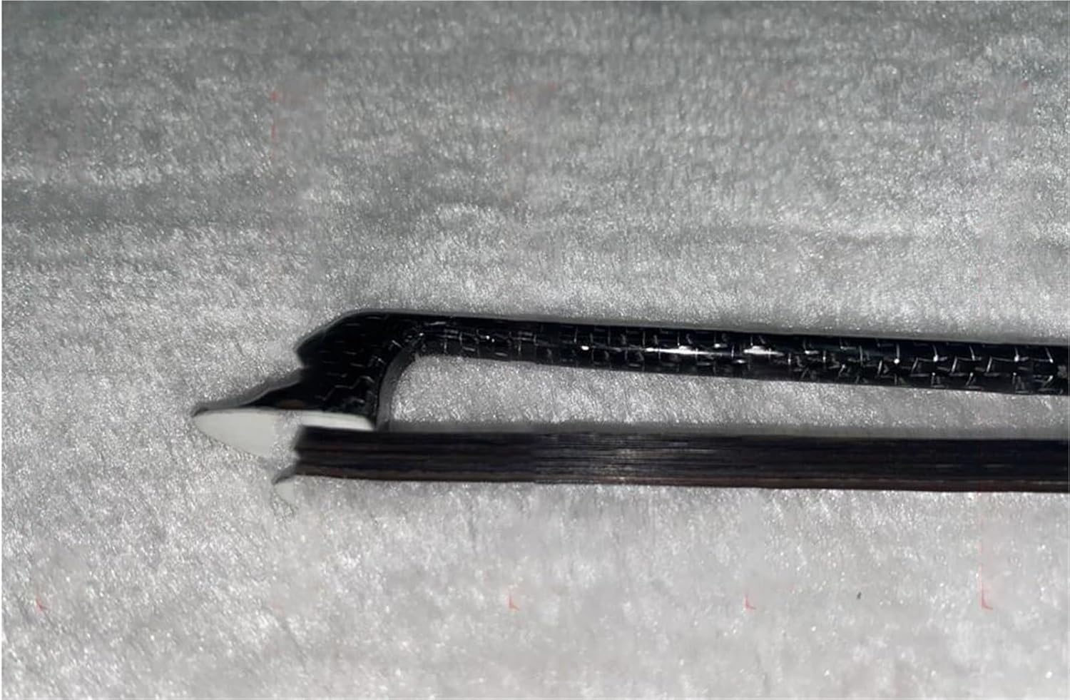 馬様 バイオリンの弓 4/4 カーボンファイバー弓シルバー編まれたカーボン