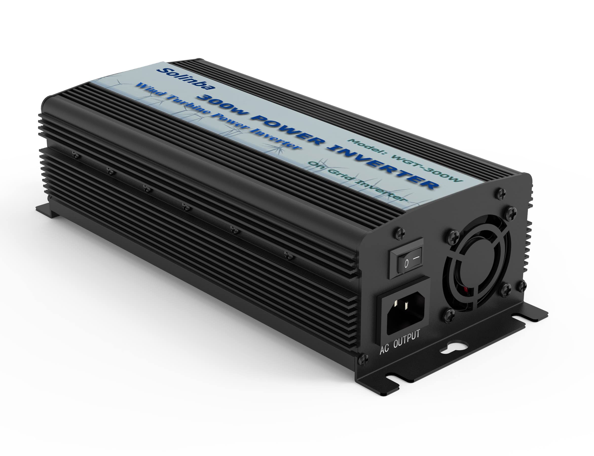 Grid Tie Reinen Sinus Netzwechselrichter 300W für Windkraftanlagen Netzkopplung Spannungswandler DC12-30v bis 220VAC 50Hz (WGT3-12V)