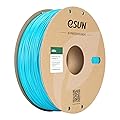 eSUN ABS+ Filament 1.75mm, 3D Drucker Filament ABS Plus, Maßgenauigkeit +/- 0.05mm, 1kg Spule (2.2 LBS) 3D Druck Filament für 3D Drucker, Hell Blau
