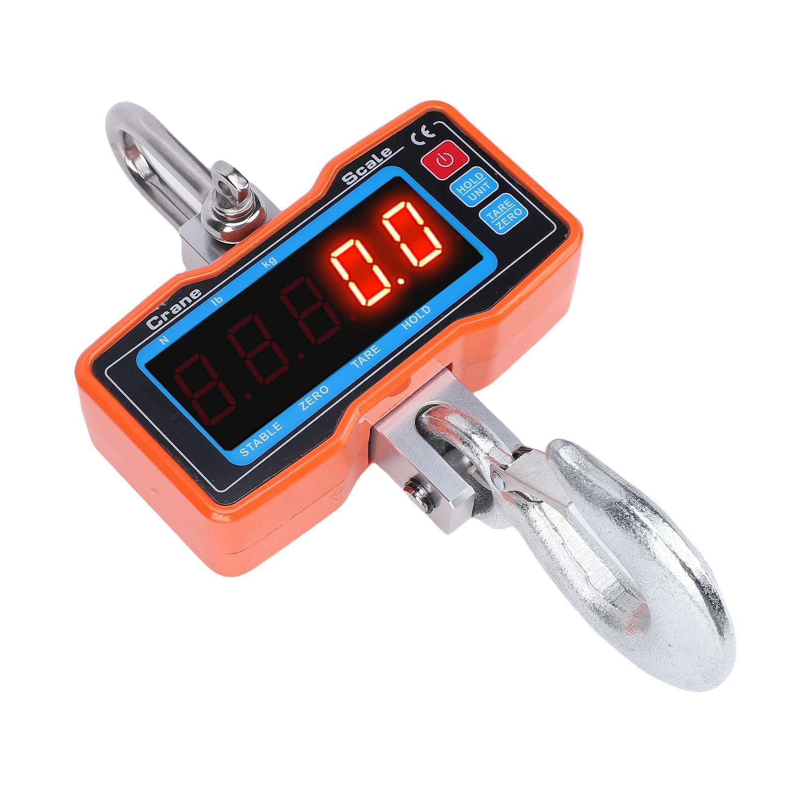 Báscula Colgante Digital 1000 Kg 2200 Lb Control Remoto LED