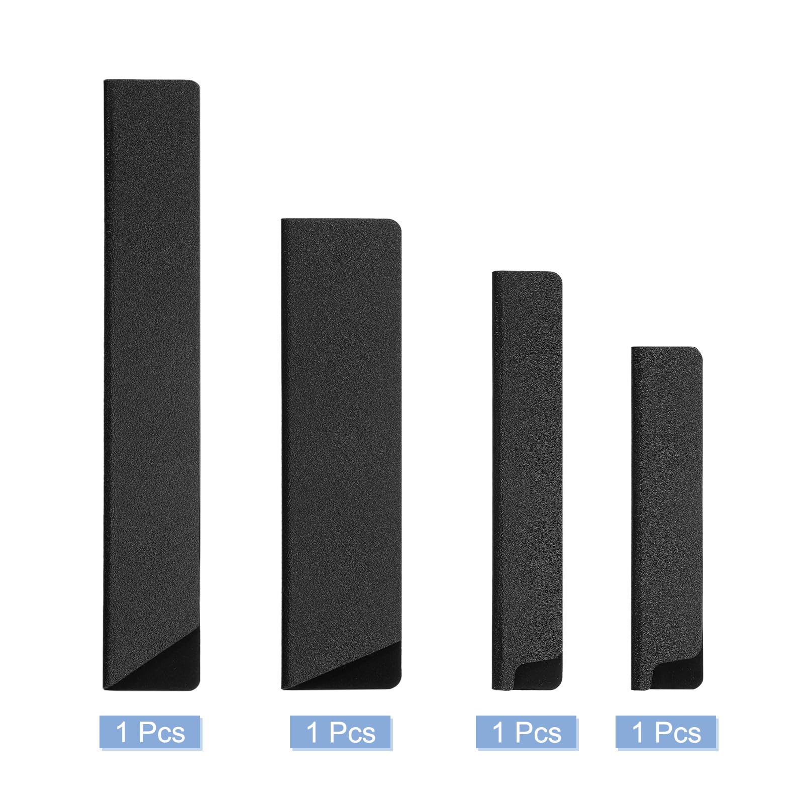 QUARKZMAN Juego de 4Pcs Protectores de Filo de Cuchillo ABS, Fundas para Cuchillos, Protector de Hoja Universal para Cuchillos de Cocina Domésticos