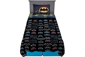 Franco Kids Batman Bedding Set with Pillow Shams Twin/Full Size