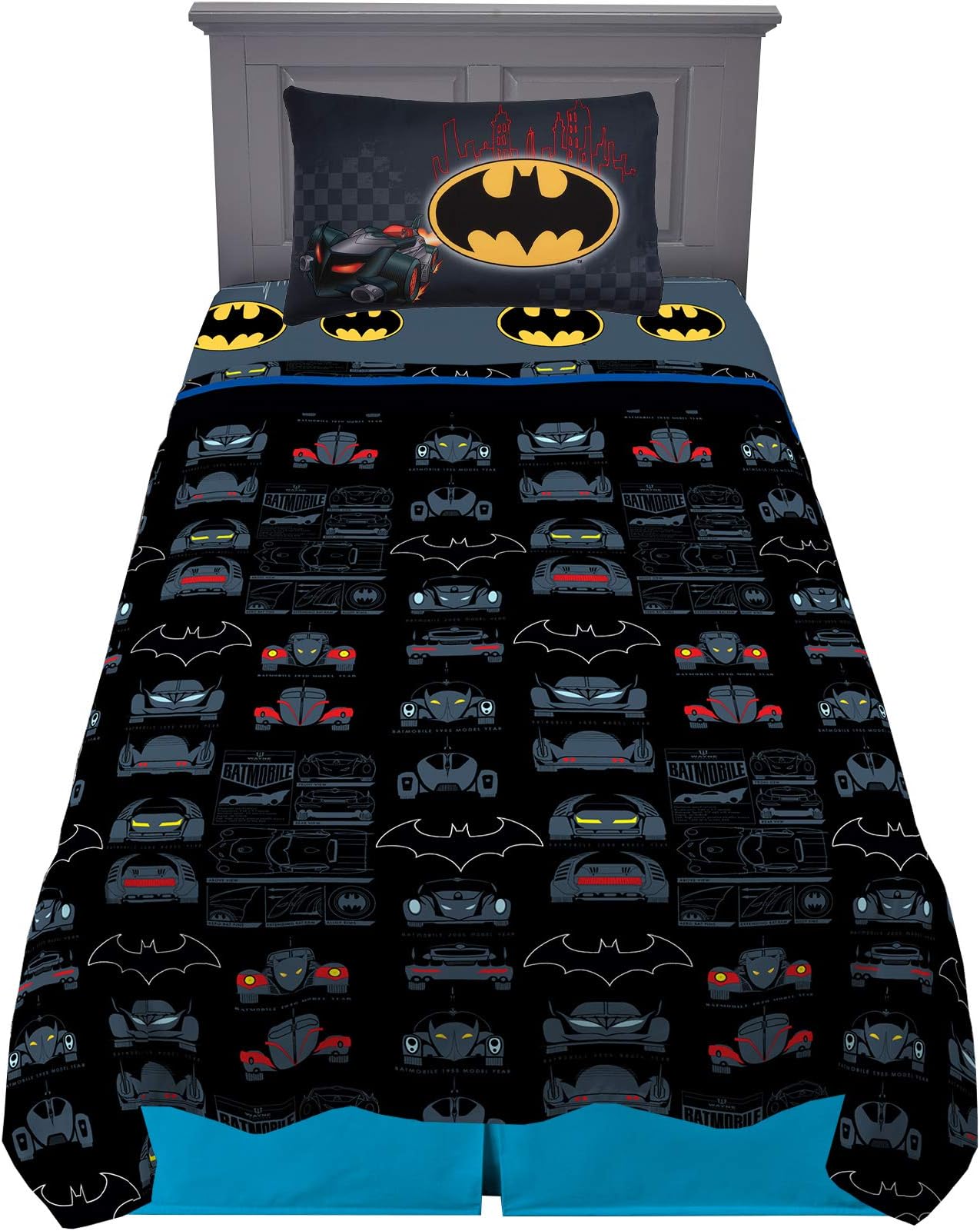 Kids Bedding Super Soft Sheet Set, Twin, Batman