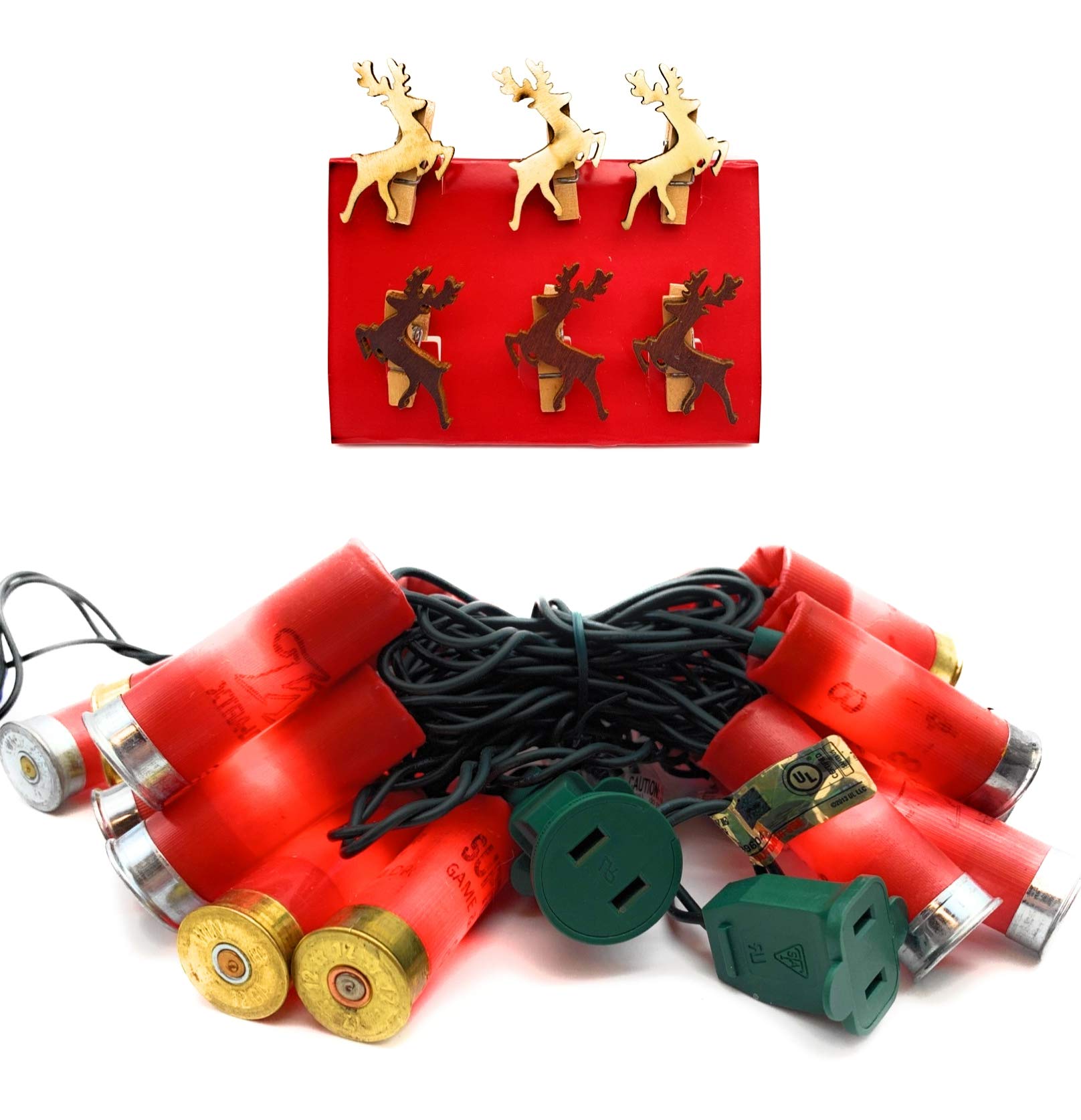 Walmart sells shotgun shell Christmas lights
