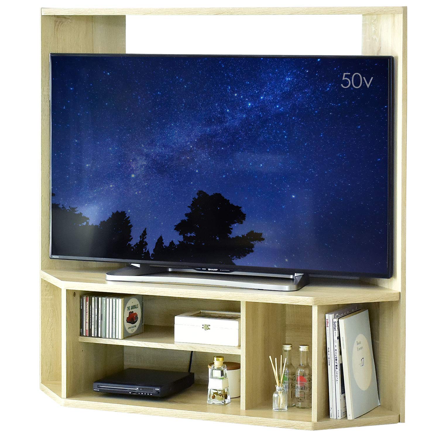 Amazon｜DORIS ドリス テレビ台 コーナー ローボード コーナーに