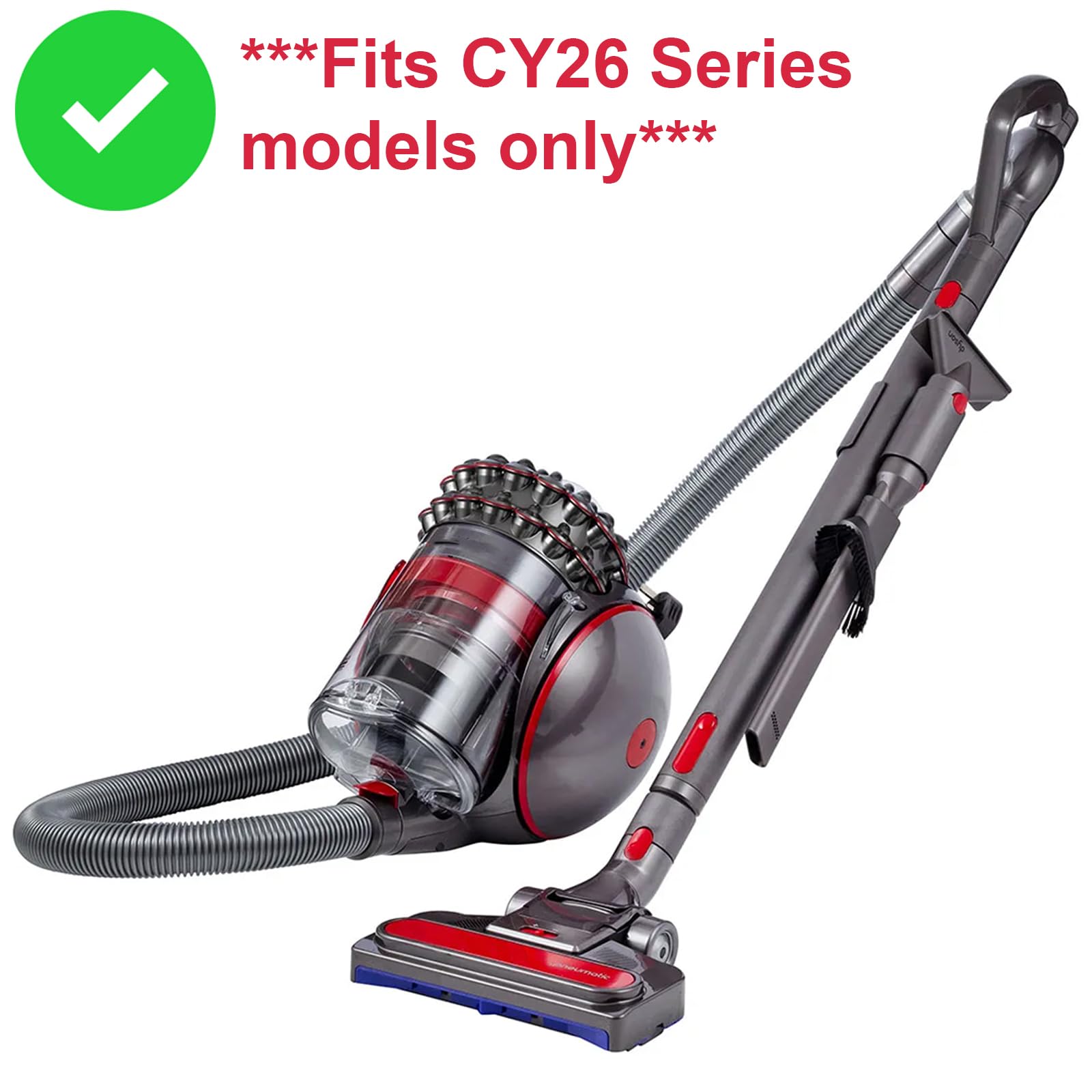Spares2go Pneumatique Outil de tête de Brosse à Sol pour Dyson CY26 Cinetic Animal Ball Aspirateur