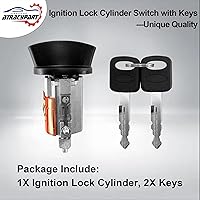Vista 4 de Interruptor de cilindro de cerradura de encendido con llaves, compatible con Ford 1996-2016, Lincoln 1996-2007, Mercury 1996-2007, Mazda 1998-2009