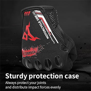 Motorcycle Gloves for Men Women, Full Finger Touchscreen Motorbike Gloves for BMX ATV MTB Riding, Road Racing, Cycling, Climbing, Motocross
