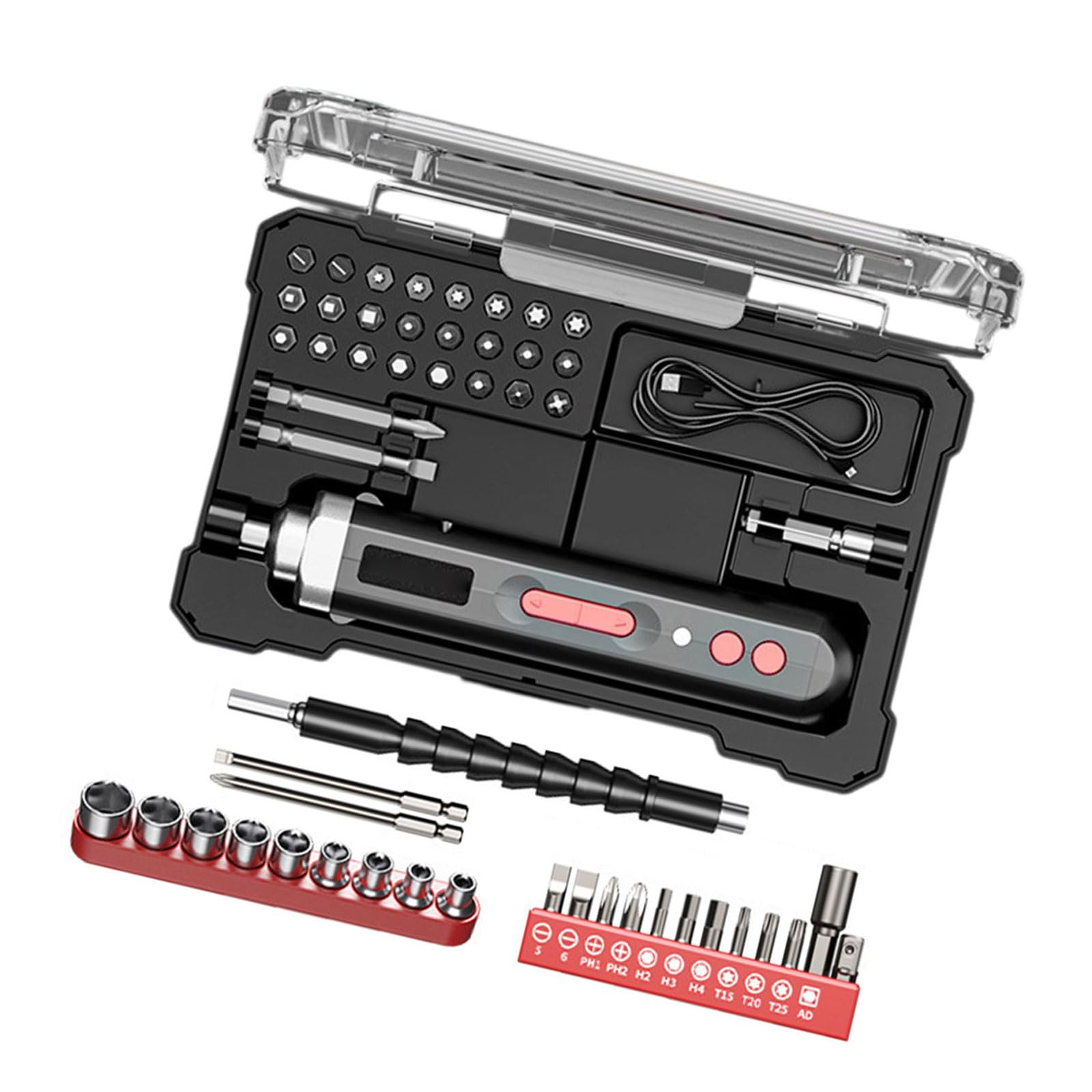 Electric Screwdriver with Precisions Torques Control Fast Charging Ergonomic Handle Multiple Bit Compatibility Electric Screwdriver Cordless