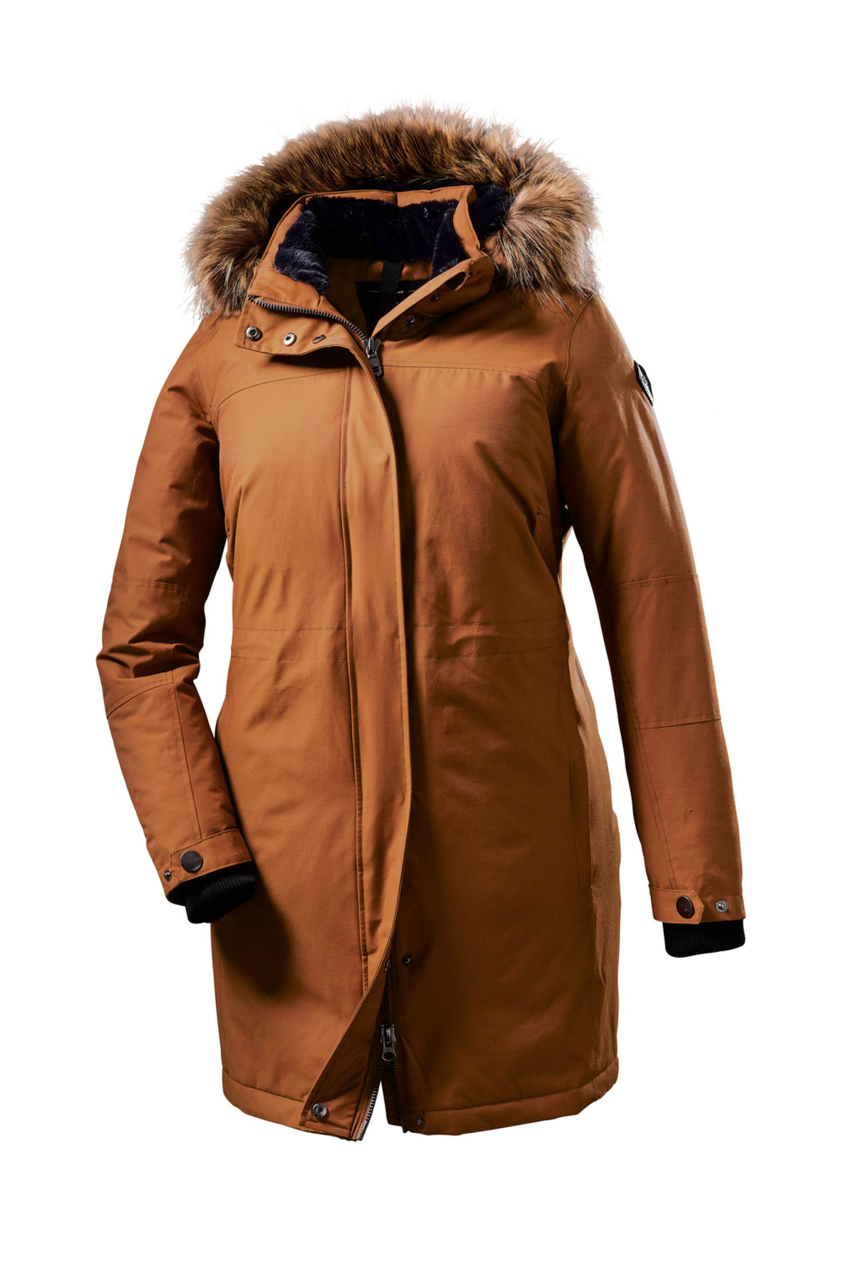 Killtec Damen Wmn Prk C Funktionsparka Mit Abzippbarer Kapuze