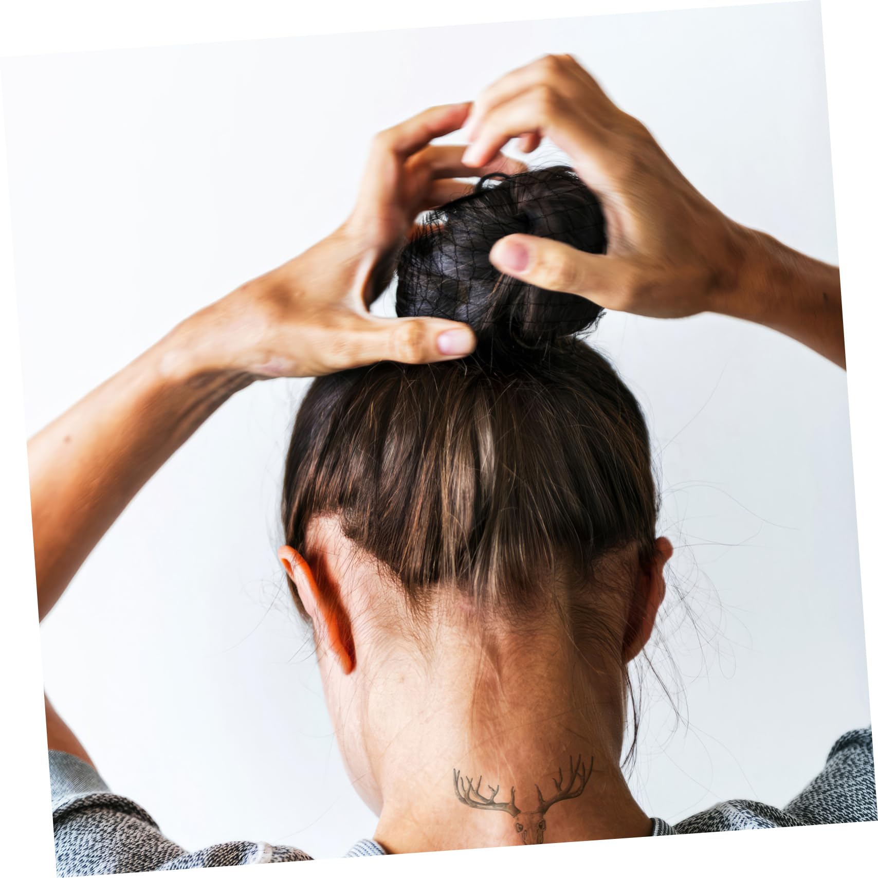 10 Sets Unsichtbare Haarnetze Mit Elastischem Rand Haarnetz Mesh Weich Bequem Für Den Tag 100 Stück * 10