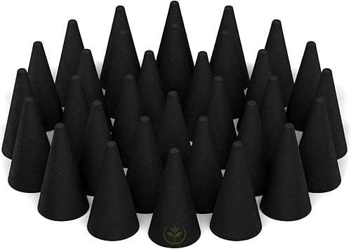 Miniatura 9 de TOPFLOW - Conos de incienso de carbón con flor de cerezo japonés de 1 pulgada, paquete de 50 conos perfumados naturales, hechos a mano sumergidos a