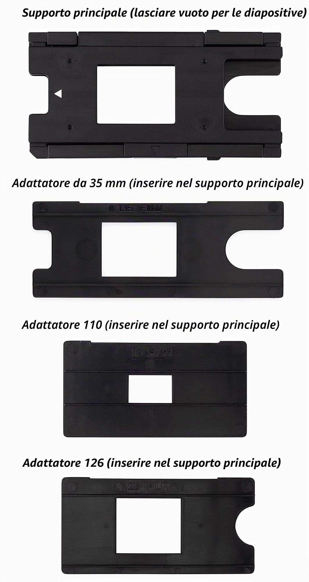 ClearClick Virtuoso 2.0 (seconda generazione) - Scanner per film e diapositive da 22 MP, con schermo LCD da 5 pollici, converte 35 mm, 110, 126 diapositive e negativi in foto digitali