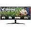 LG 34GN73A UltraGear Gaming Monitor 34" UltraWide Curvo 21:9 LED IPS HDR 10, 2560x1080, G-Sync Compatible e AMD FreeSync 144H