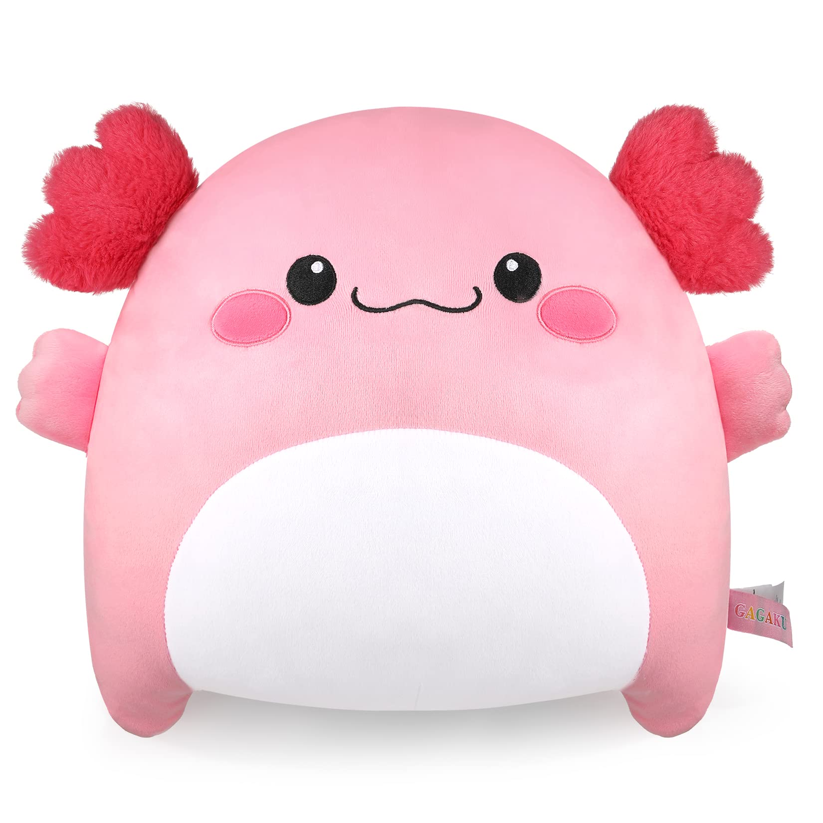 Axolotl Plushie, Jumbo Axolotl Plush, Stuffed Axolotl Plushie, Pink