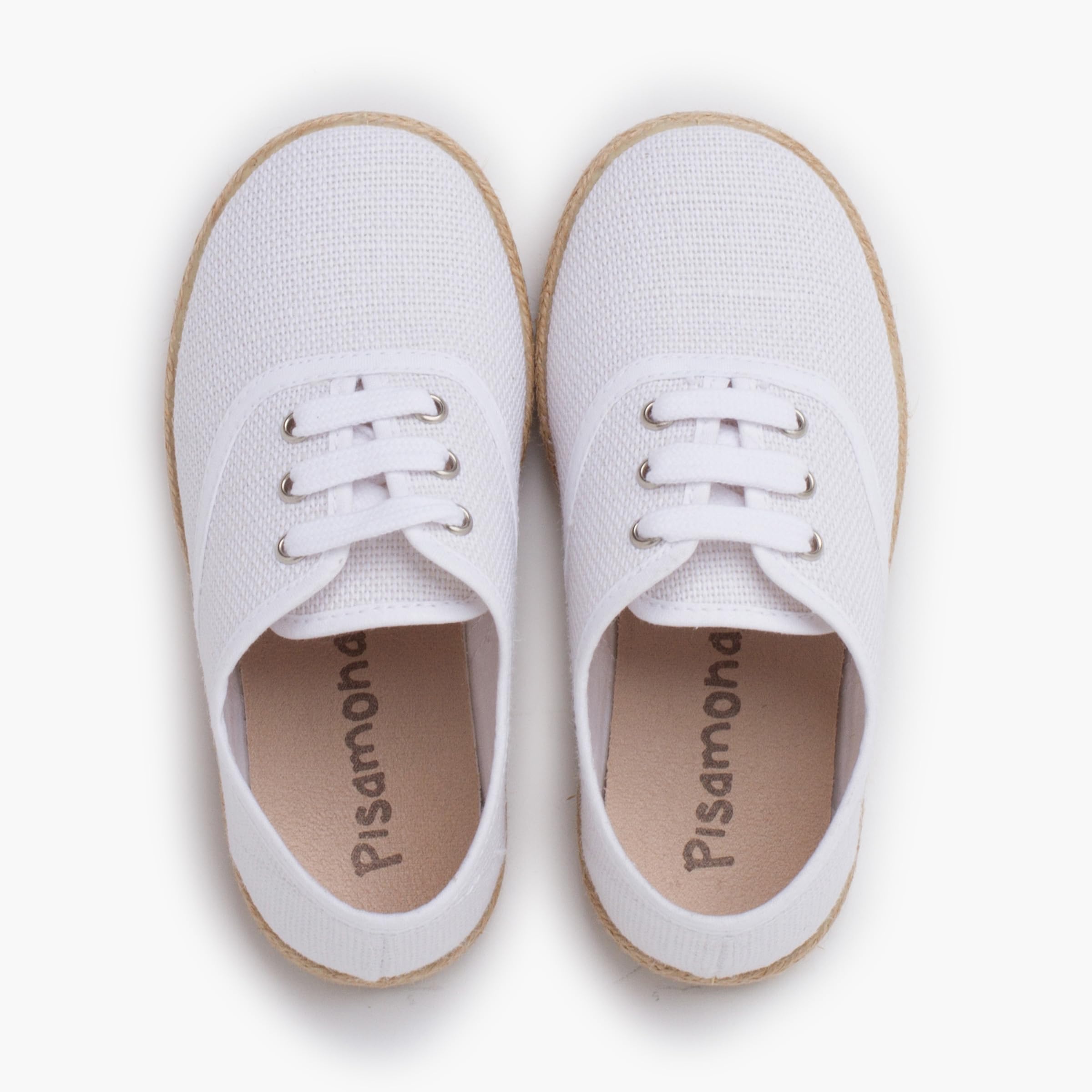 Pisamonas Scarpe Sportive Lino Suola Espadrillas e Lacci