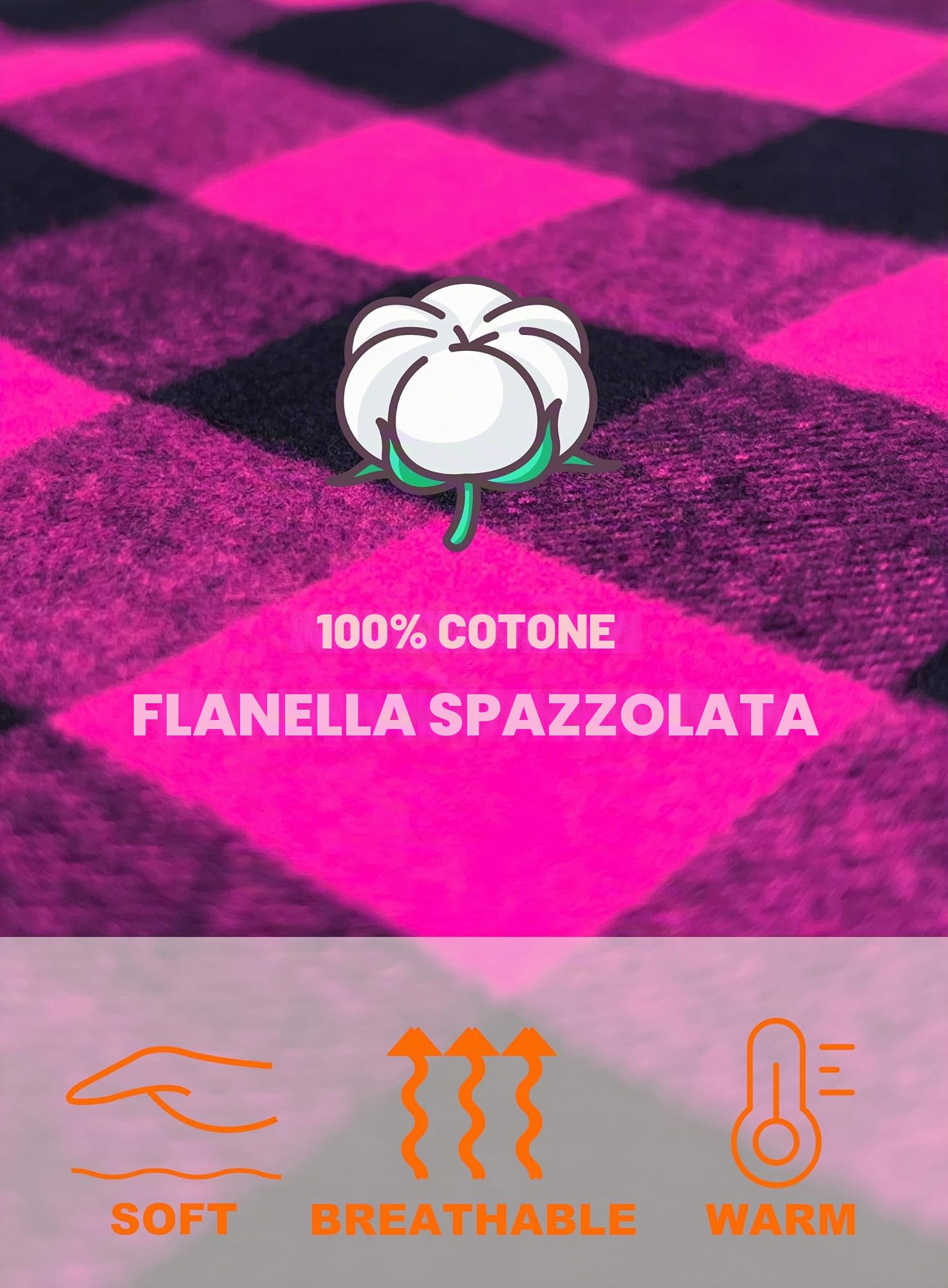Nutria Pigiama da donna, 100% cotone, in flanella, a maniche lunghe, con colletto aperto, bottoni, parte inferiore lunga, biancheria da notte invernale, loungewear con scollo a V, maglietta e