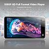 MP3 Player with Bluetooth and WiFi 4 Inch Full Touch Screen MP4 MP3 Player with Spotify Android Streaming Music Player Portable HiFi Sound Digital Audio Player with Speaker Silver-White