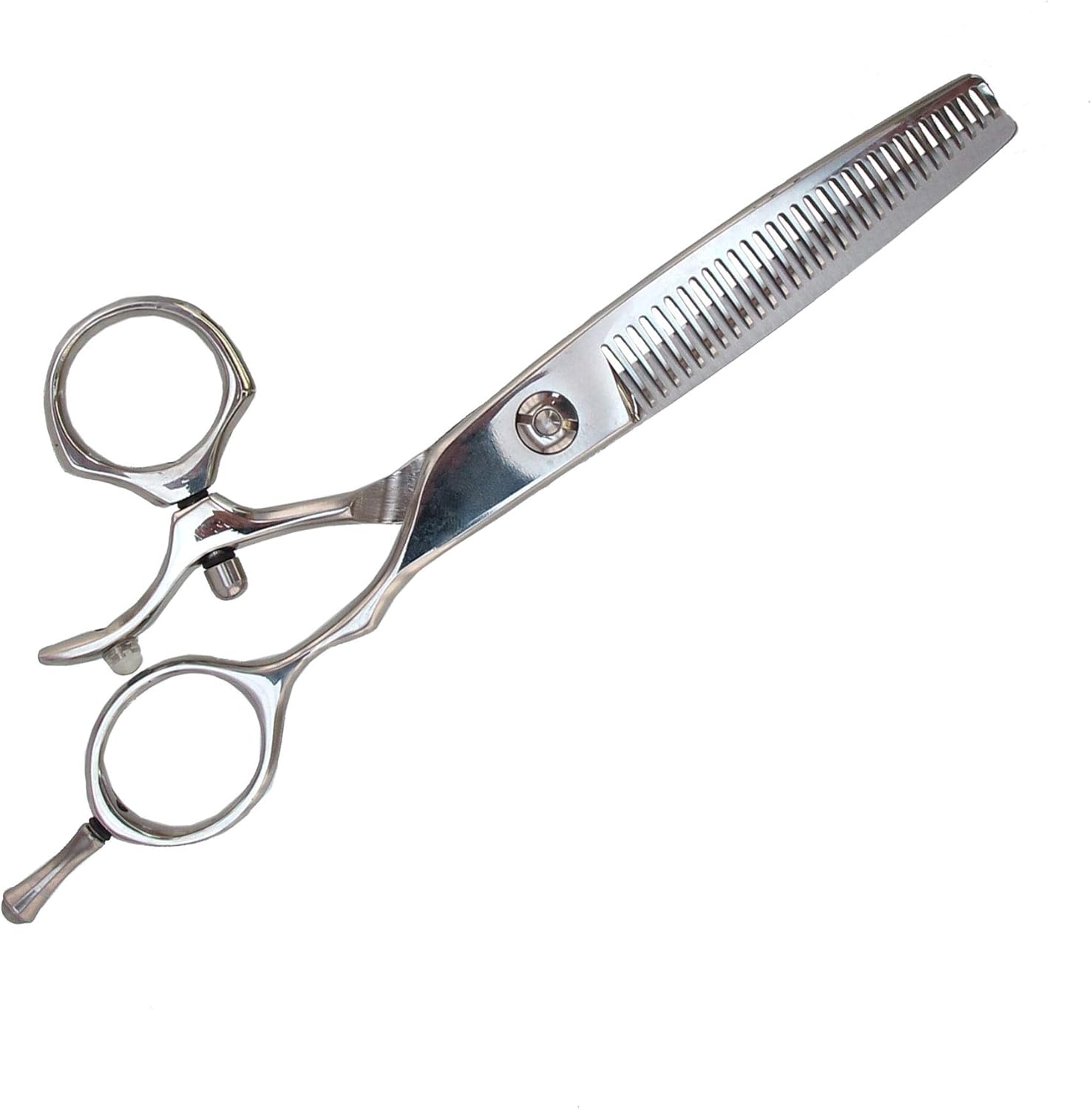 BambooMN 6" Japanese Stainless Steel 18-20% Thinning Barber Shears Swivel Handle – 1 Unit
