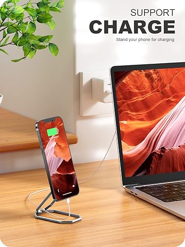 Miniatura 7 de A-LuGei Soporte de anillo plegable y ajustable para teléfono celular, funda gruesa y compatible con teléfonos grandes soporte de teléfono celular