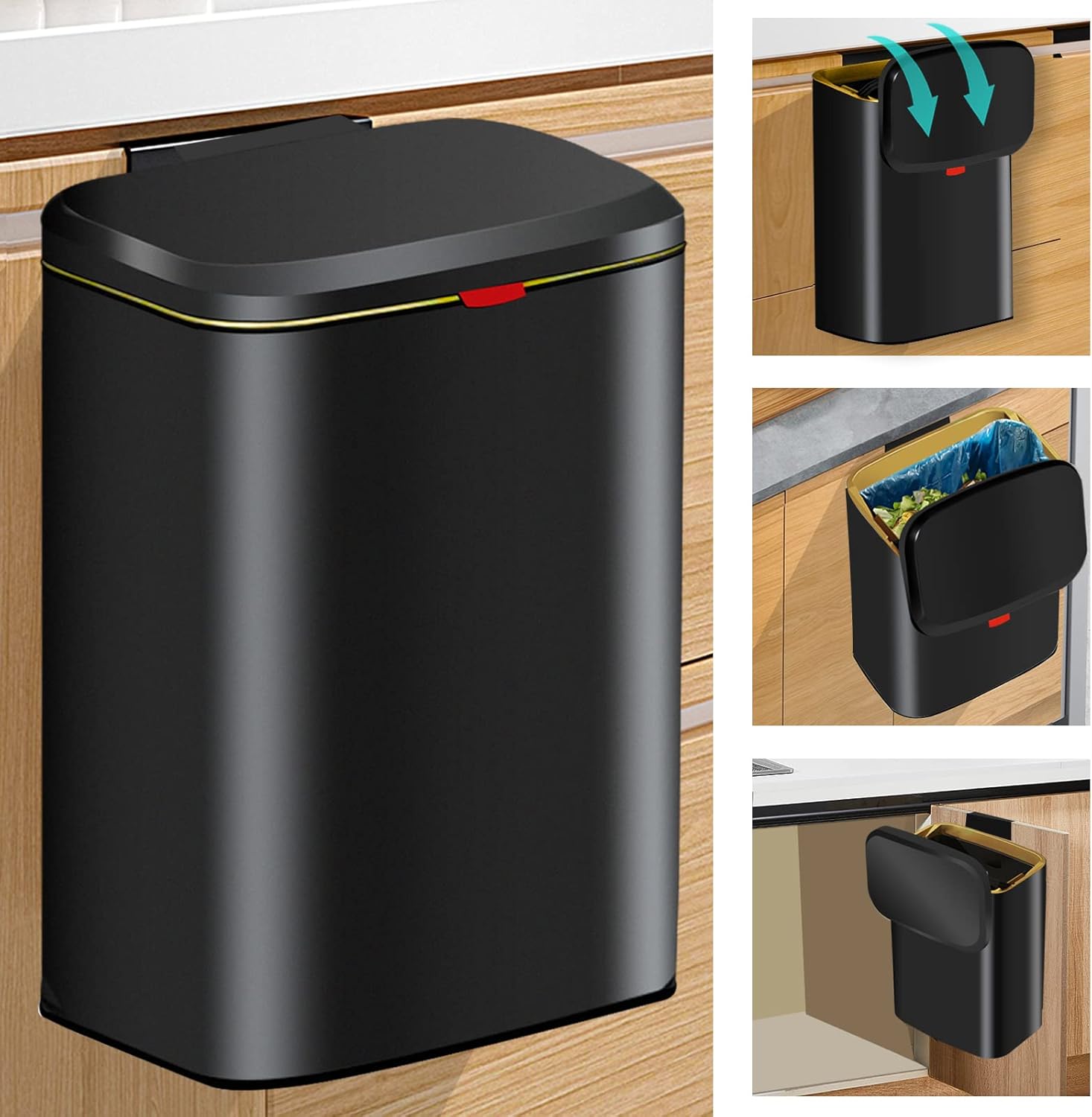 2.1 Gal Compost Bin Kitchen for Counter Top or