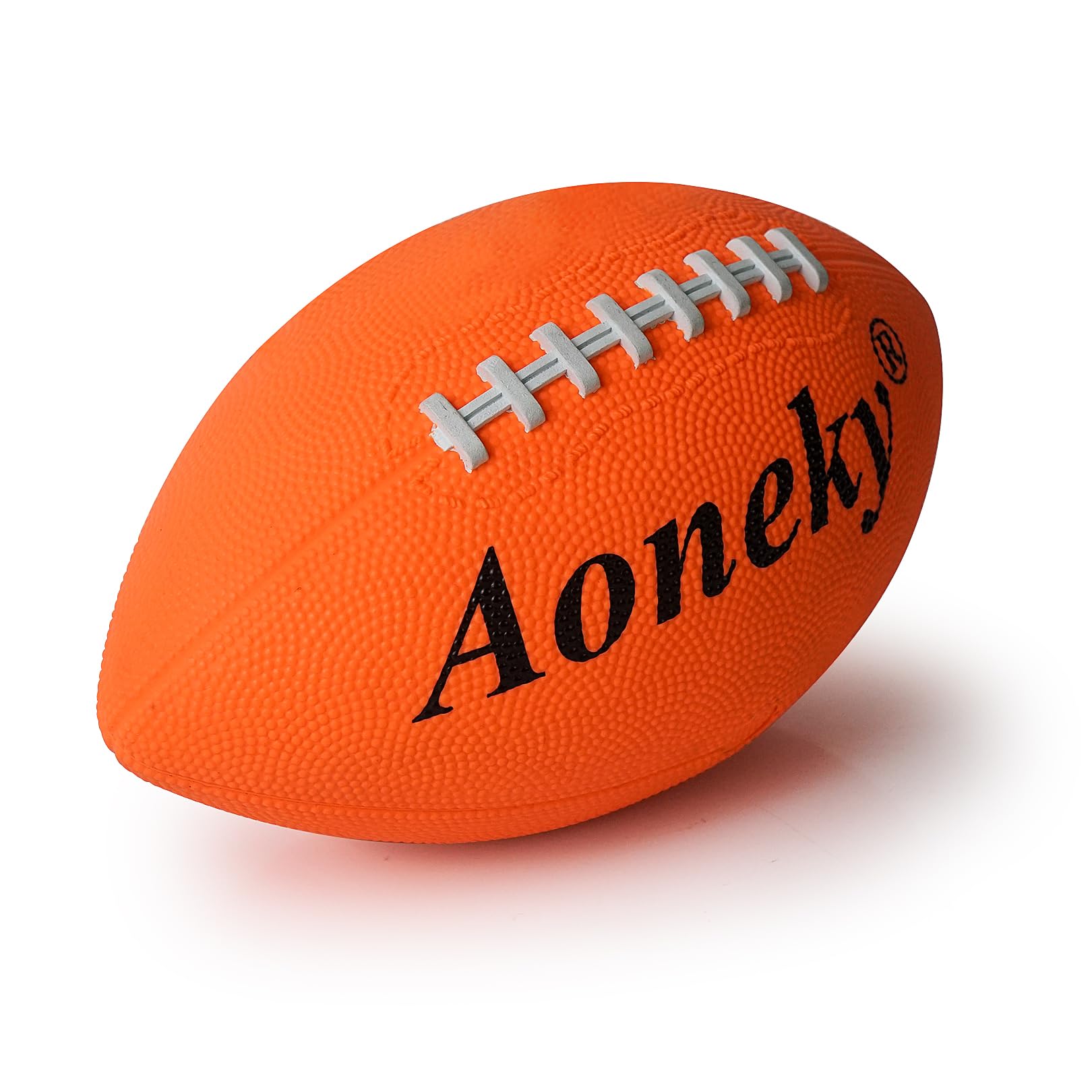 Aoneky Size 6 Flashing Rubber Glow in The Dark Light Up Football
