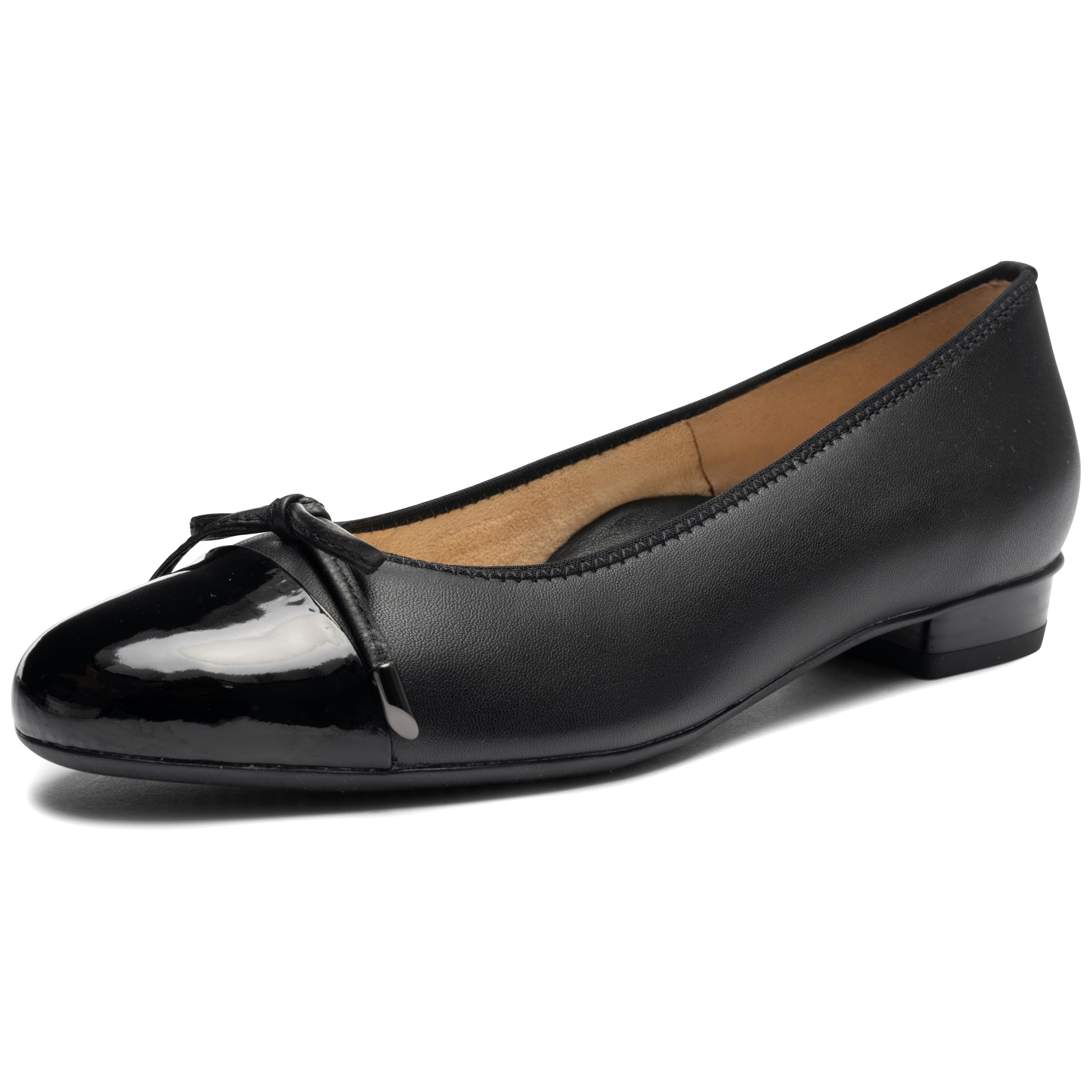 ARA Women's Bari Ballet Flats, Black Schwarz 79, 7.5 UK