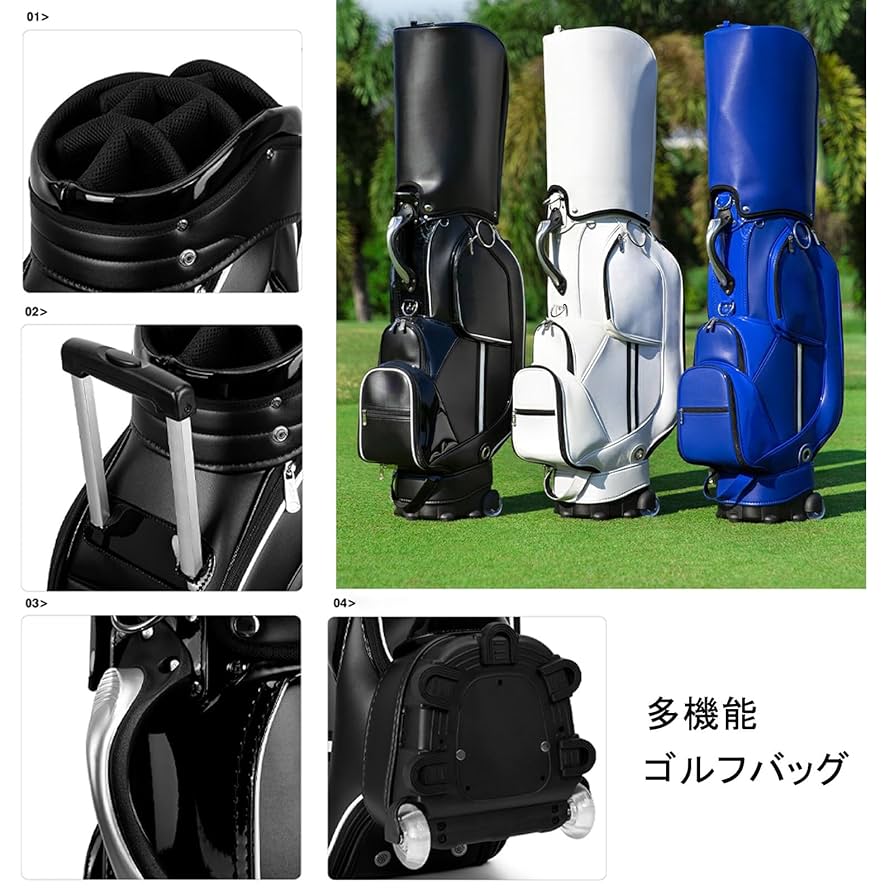 ゴルフバッグ・キャディバッグ 黒 キャディーバッグ(スタンドタイプ) | デサントゴルフ公式