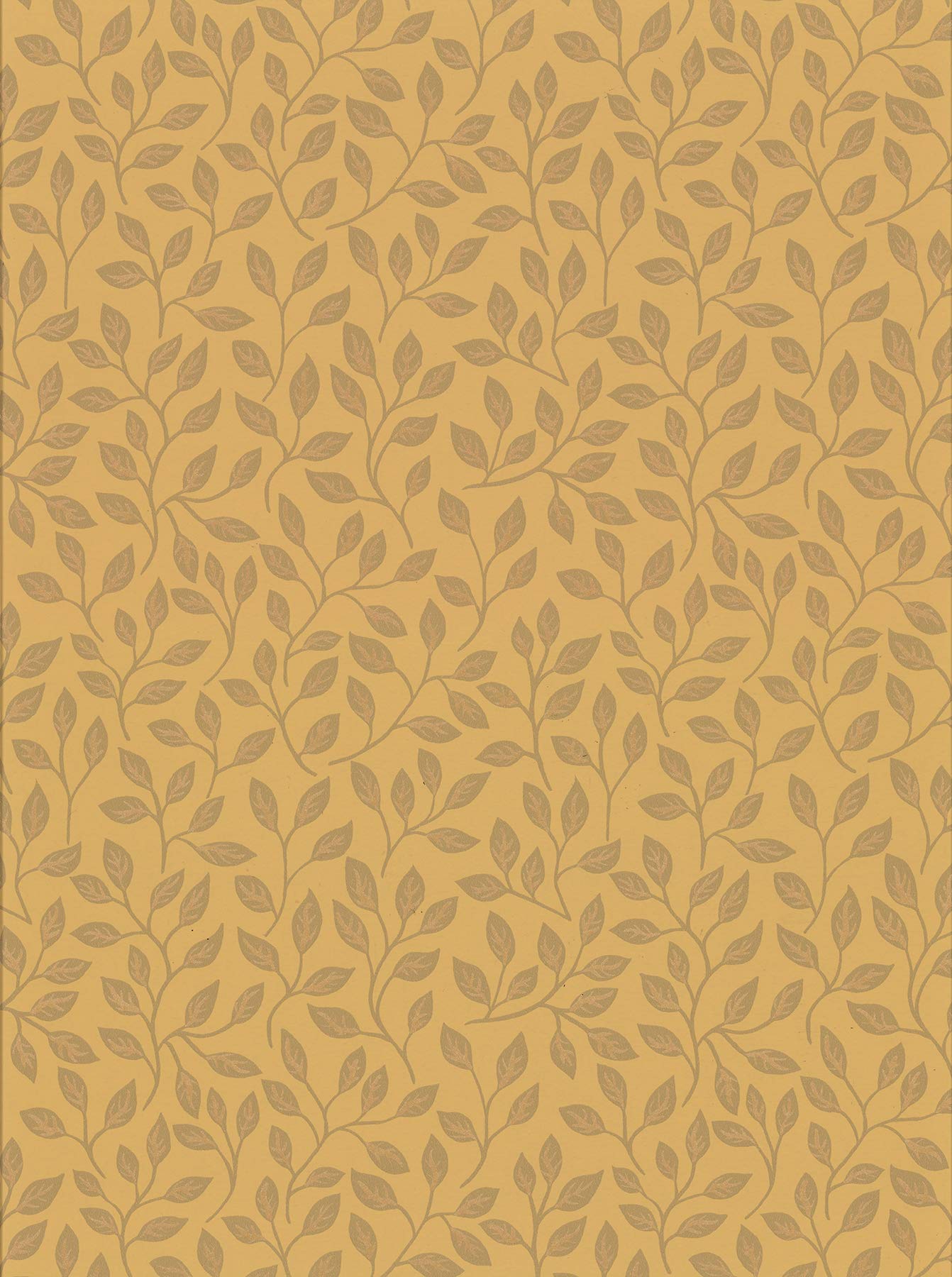 Papier peint intissé jaune moutarde Vines A-Street Prints 2948-33017 à motif floral