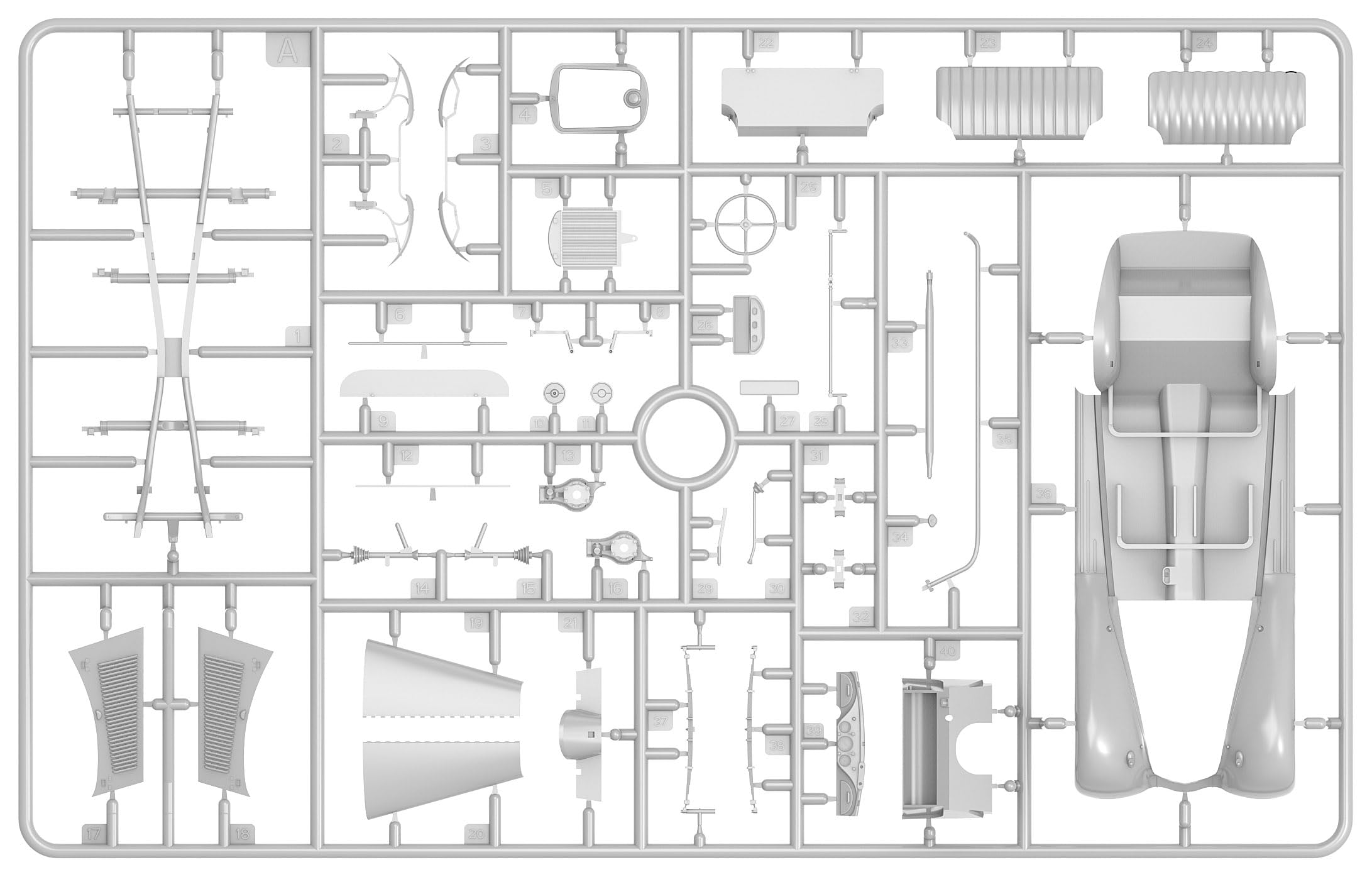 Miniart MIN38040 zestaw modeli plastikowych