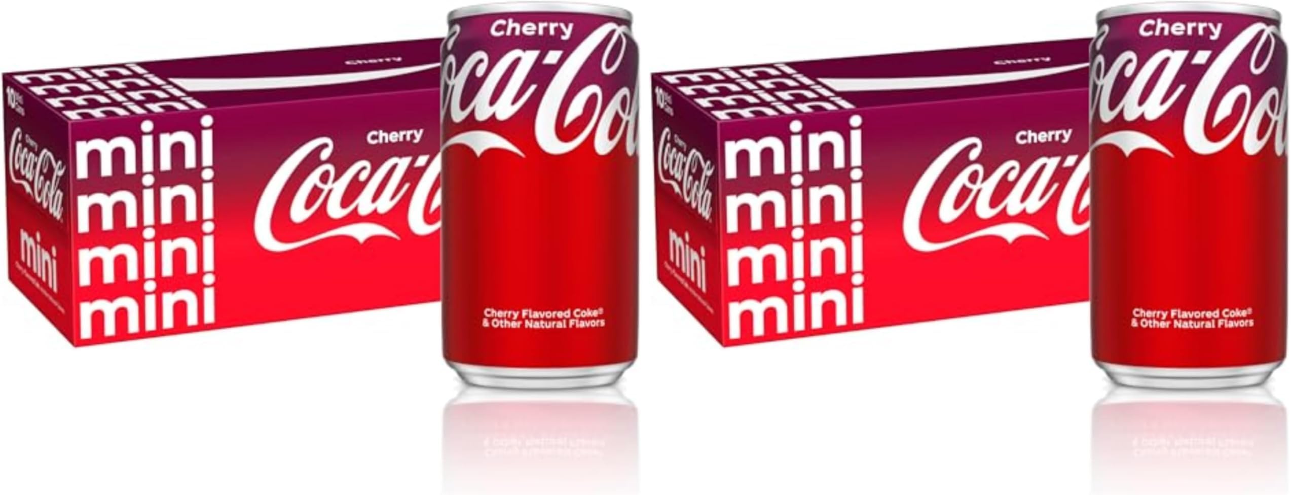 Coca-Cola Cherry Soda Soda Soft Drink Mini Cans, 7.5 fl oz, 20 Pack