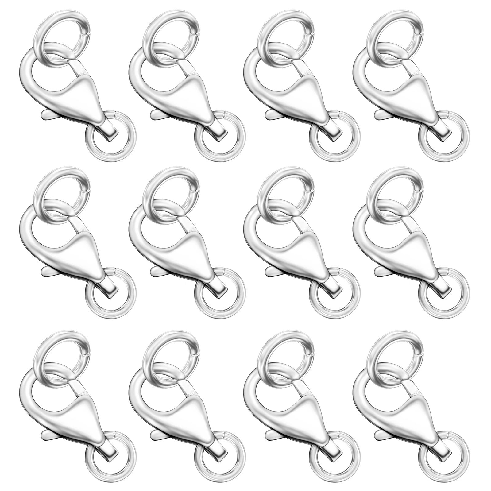 Photo 1 of OHINGLT Lobster Claw Clasps with Jump Rings