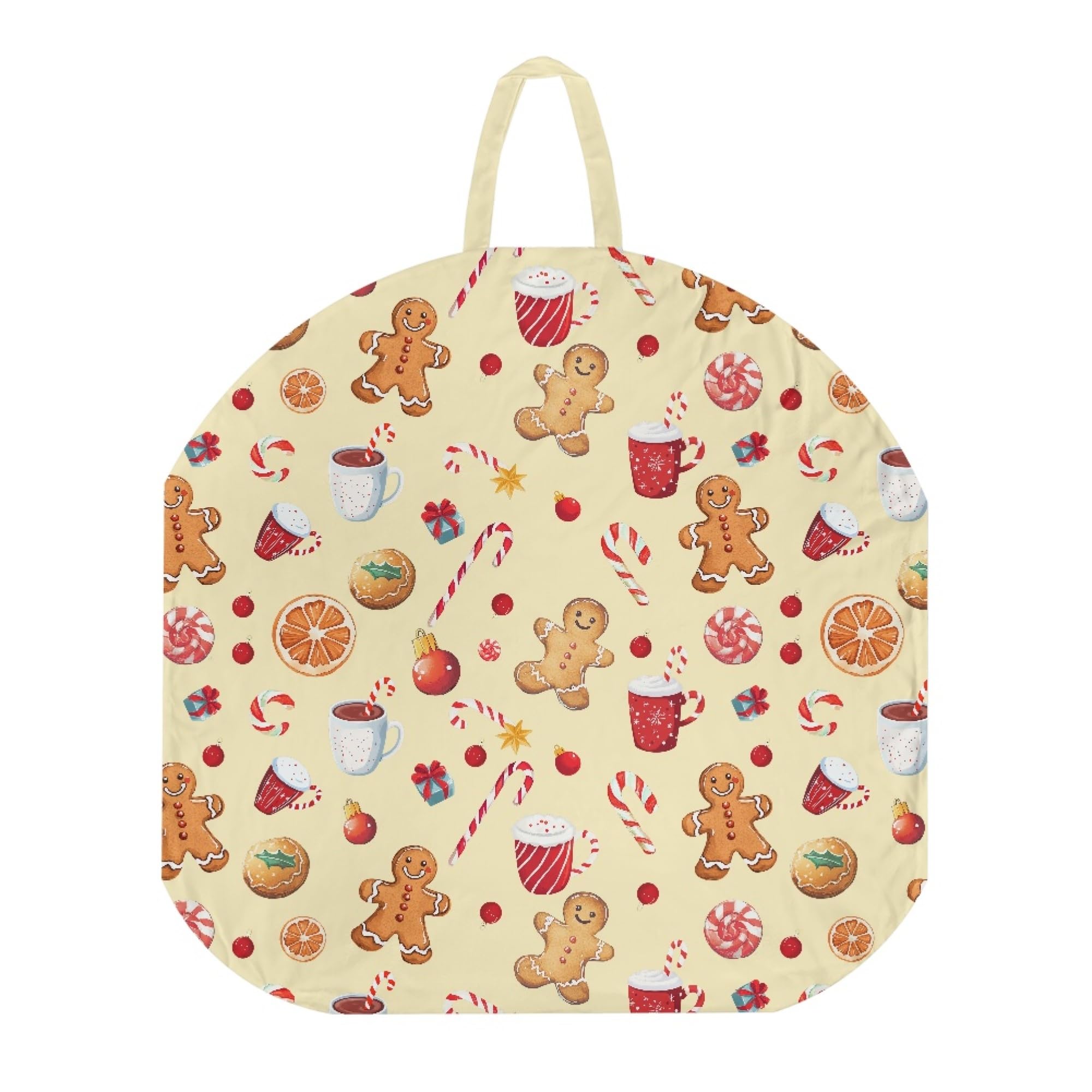 Zanxiantu Gingerbread Man Baby Lounger Cover Reusable Original Newborn Lounger Cover Soft&Breathable Infant Lounger Cover Dock A Tot Cover Christmas Decoration