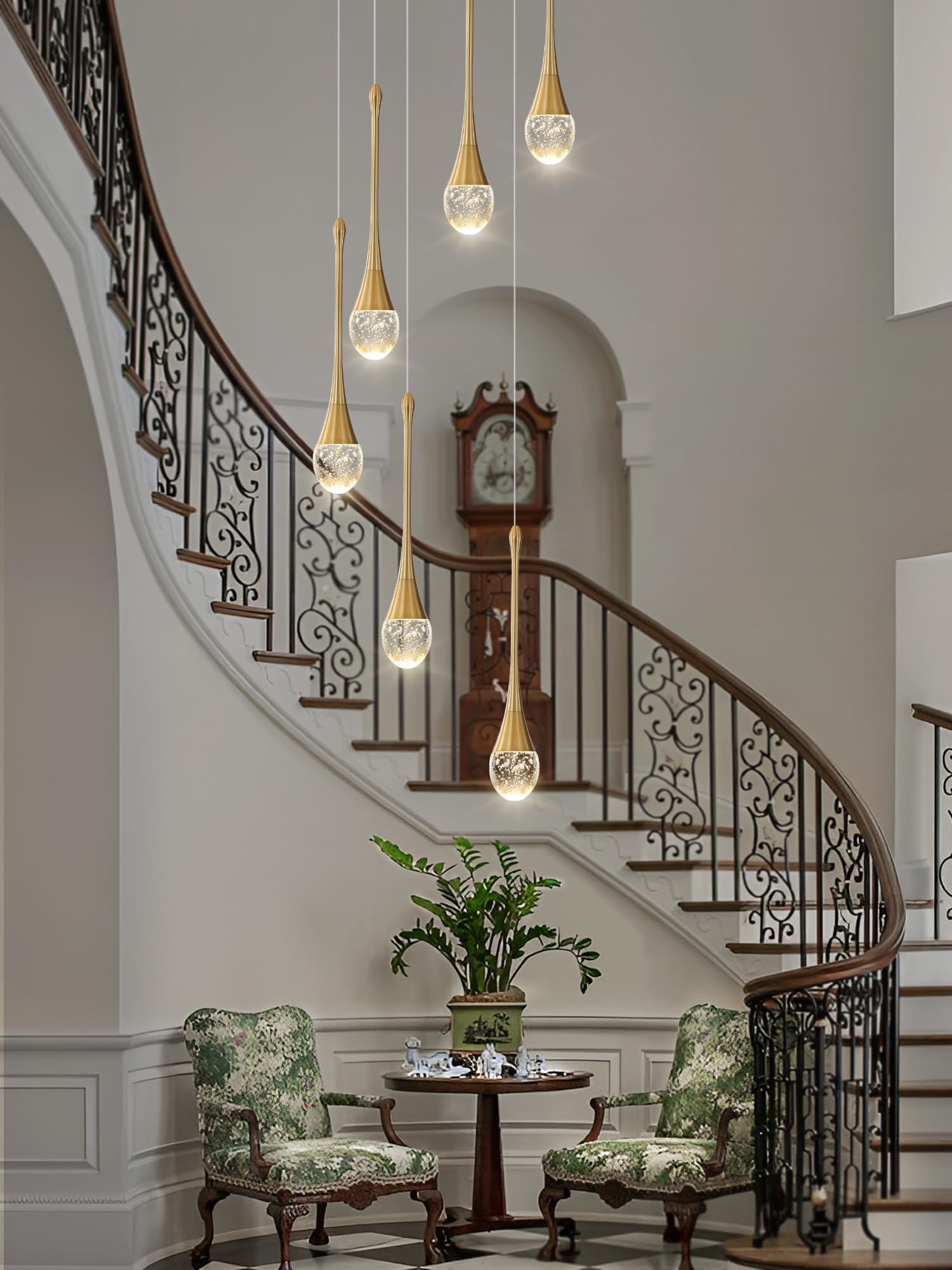 chandelier シェルフ Saint Mossi 6 Light Chandelier Modern K9 Crystal Chandelier