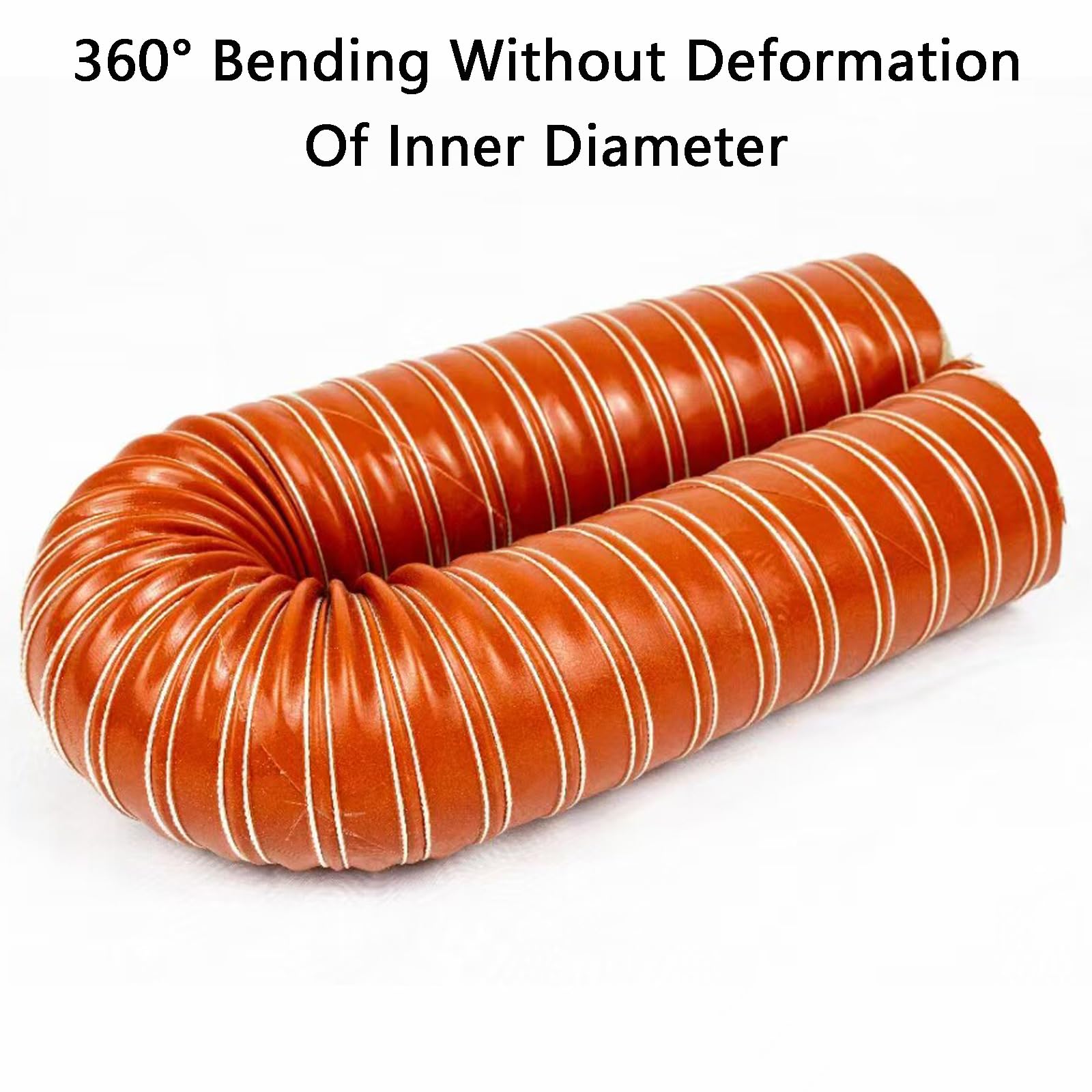 Manguera De ExtraccióN Flexible​,Tubo Flexible De Salida De Aire,Tubo Flexible Campana Extractora,ExtraccióN De Aire Acondicionado PortáTil,Conductos De Alta Temperatura