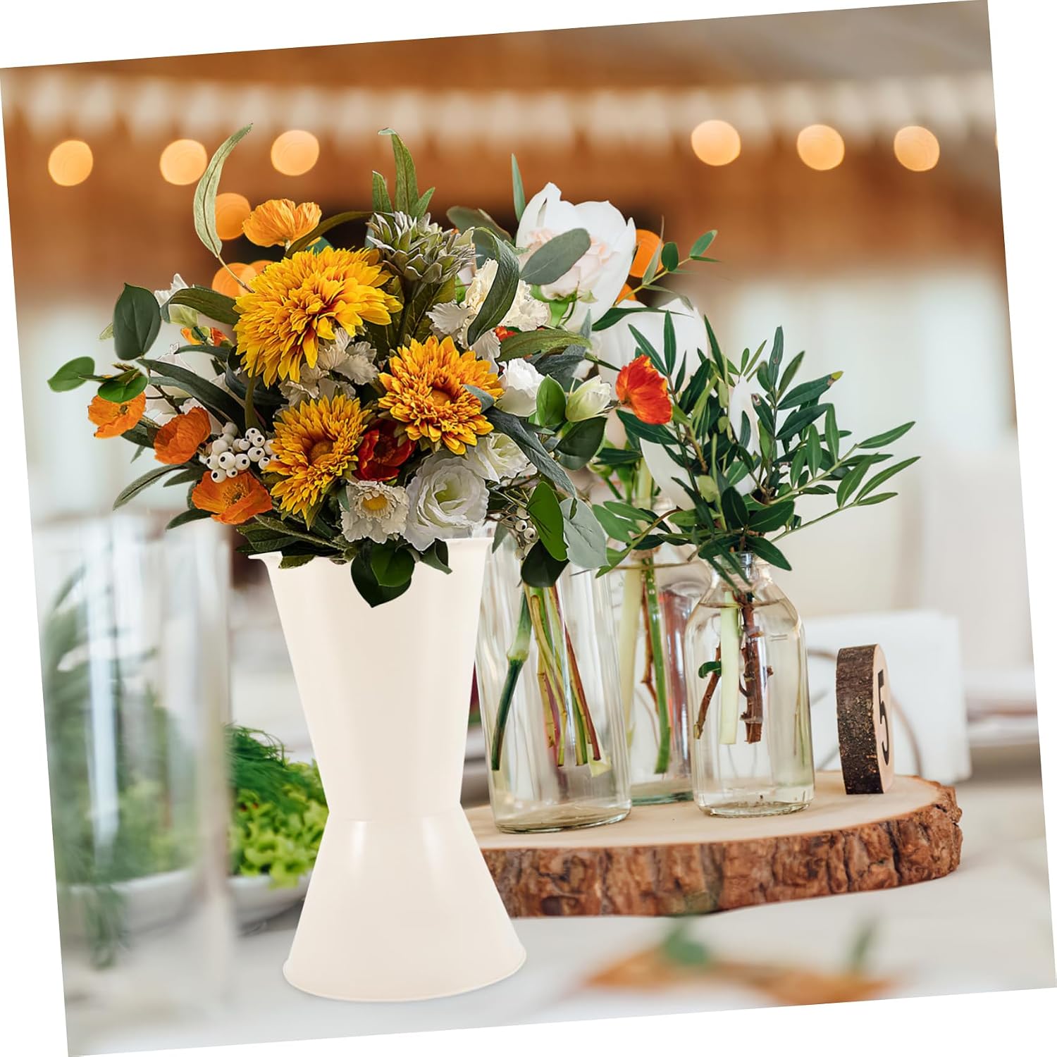 10Pcs Bouquet Support Base Flower Holder for Wedding Floral Arrangements for Flower Shops DIY Centerpieces for Events Decorations