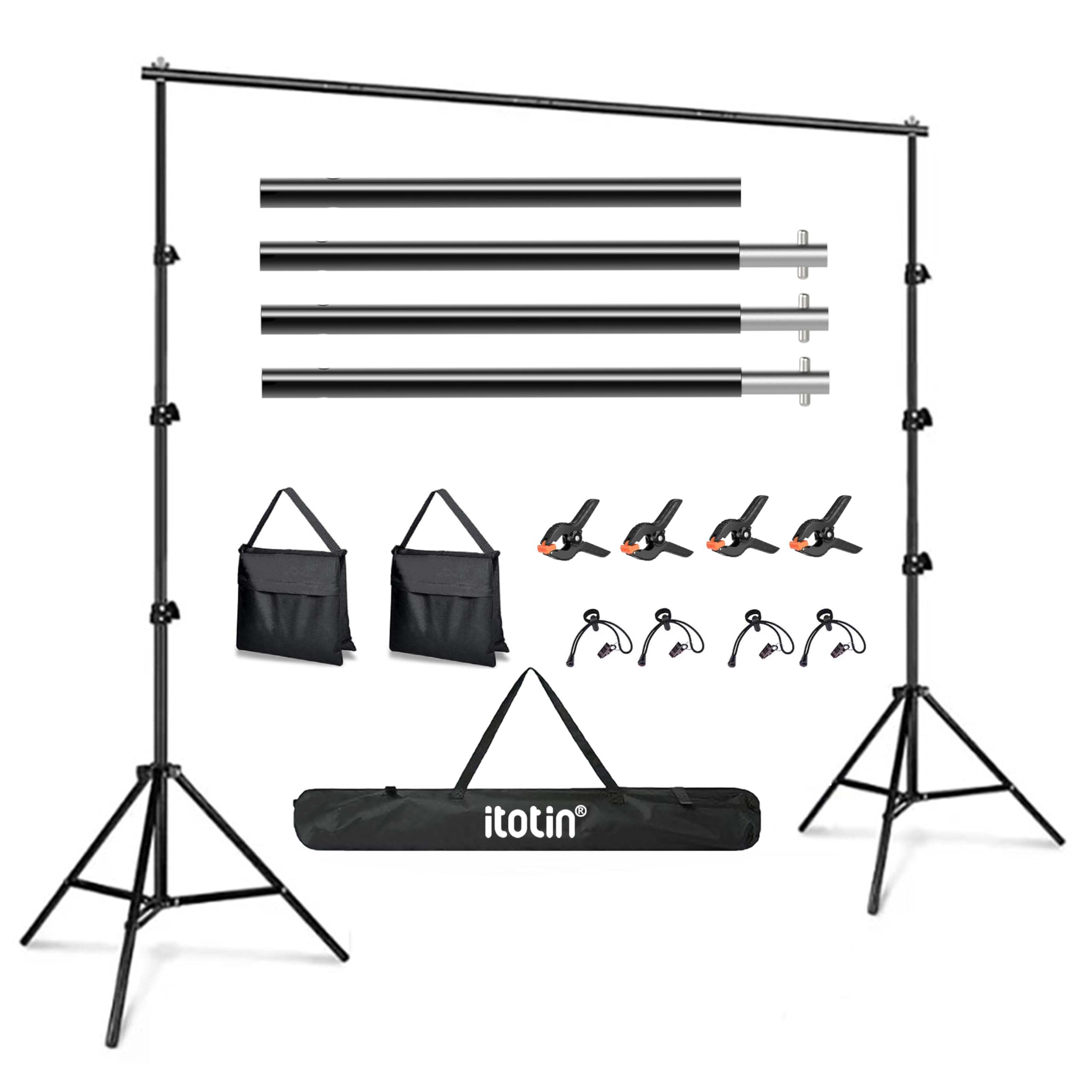 Amazon.com : Photo Backdrop Stand 9ft x 10ft Photograhy Adjustable