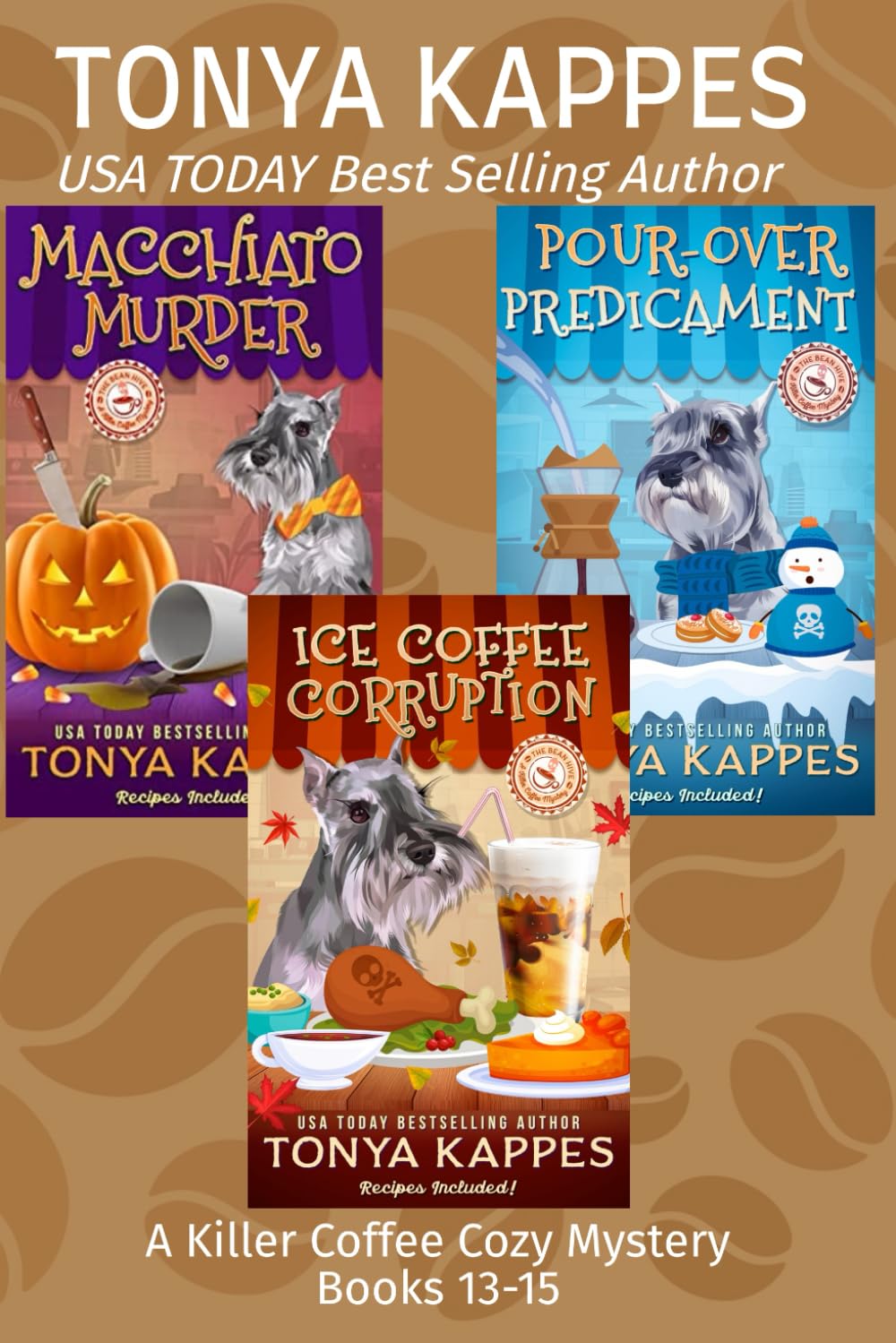 A Killer Coffee Mystery Series Books 13-15 (Tonya Kappes Books Cozy Mystery Collections)