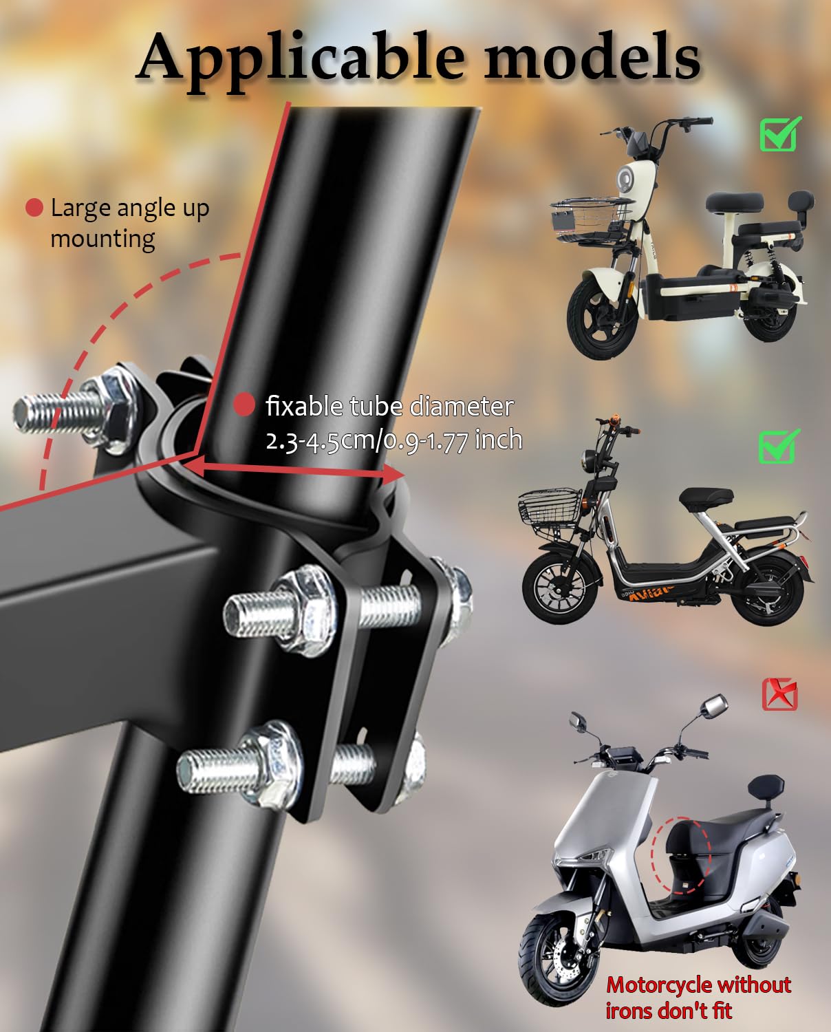Asiento infantil para scooter eléctrico con asiento, asiento para niños adecuado para bicicleta eléctrica, scooter de movilidad para niños con respaldo, reposabrazos valla guadrail, ciclomotor, 6