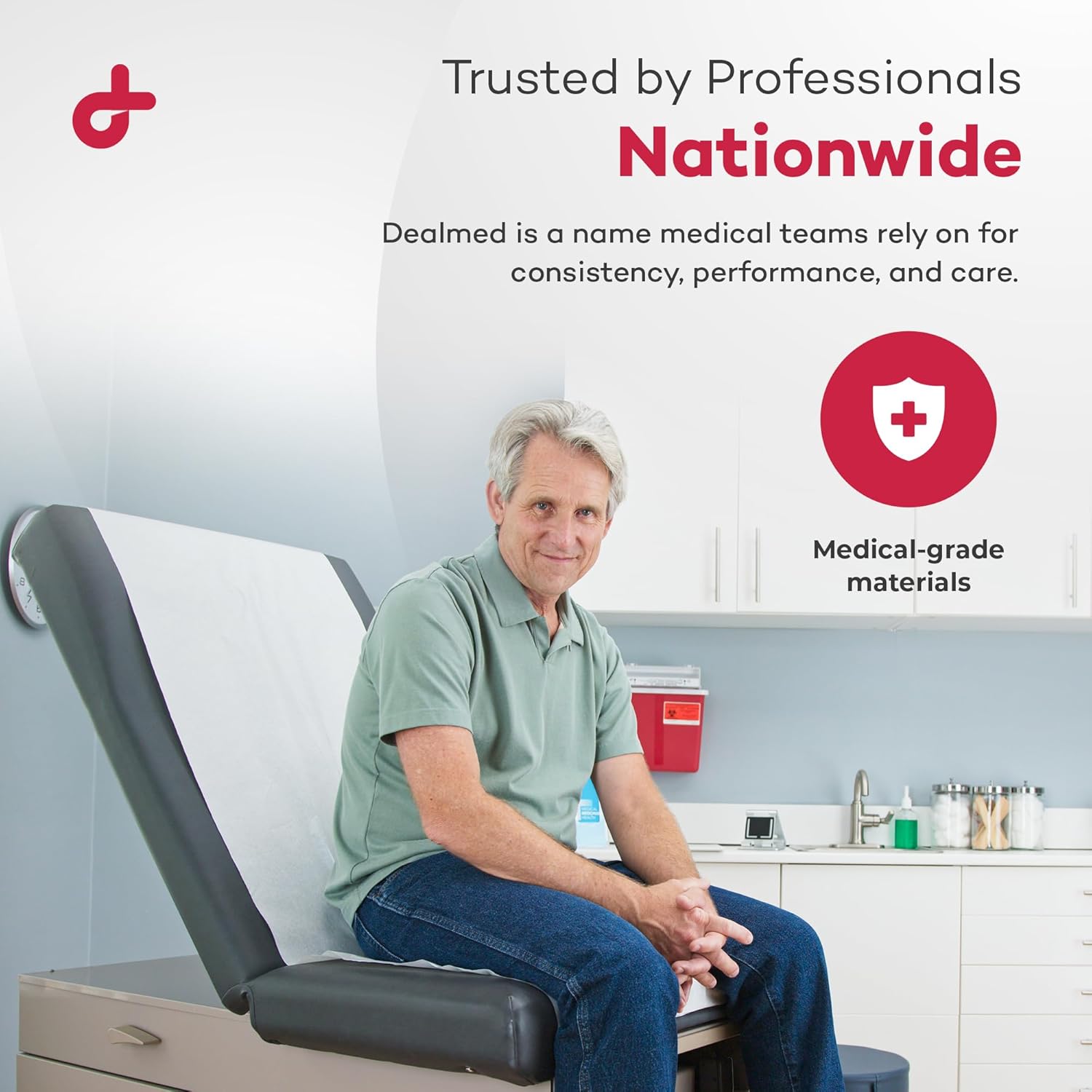 Dealmed Exam Table Paper (12 Rolls) 14” x 225' Smooth, White Medical Exam Cover for Doctor’s Offices, Medical Facilities, Patternmaking, Tracing and More